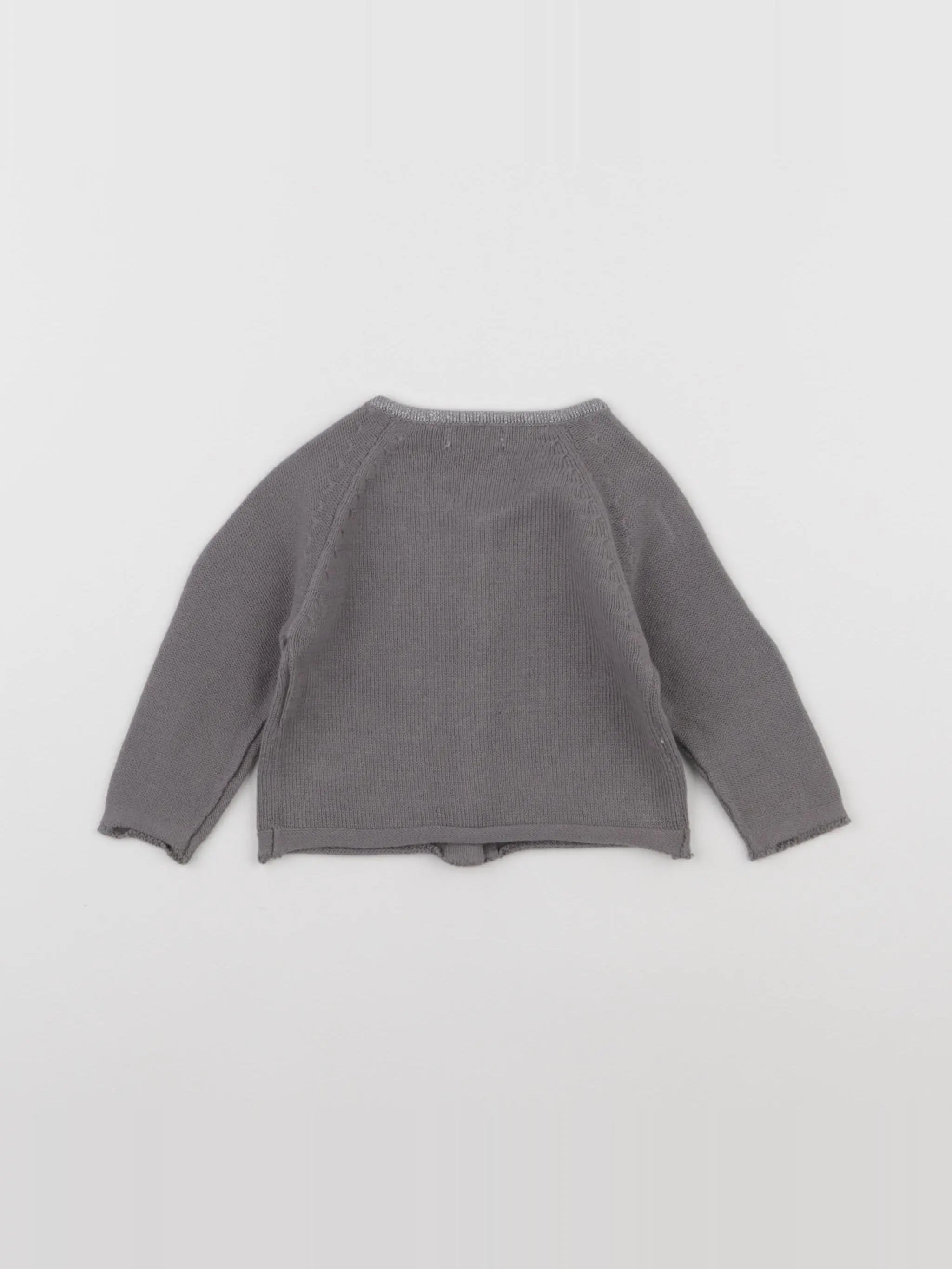 IKKS - gilet gris - 6 mois