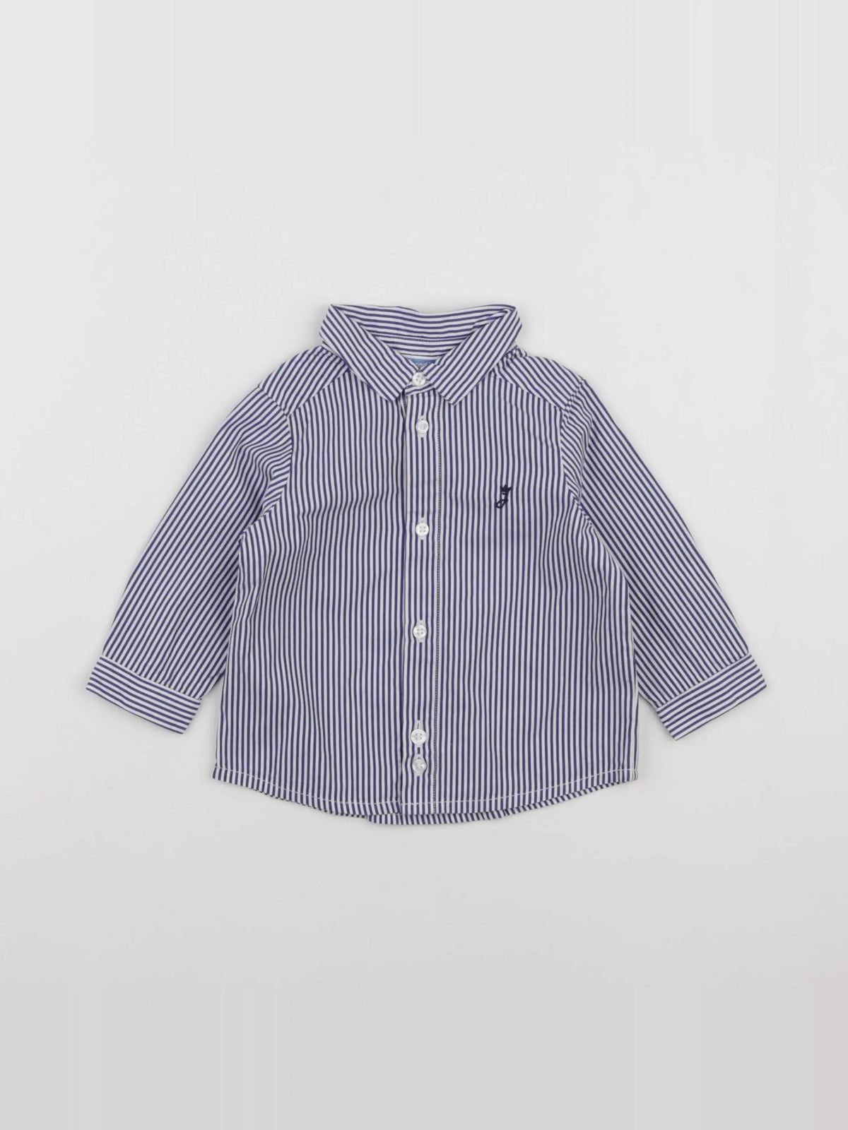 Jacadi - chemise bleu - 6 mois