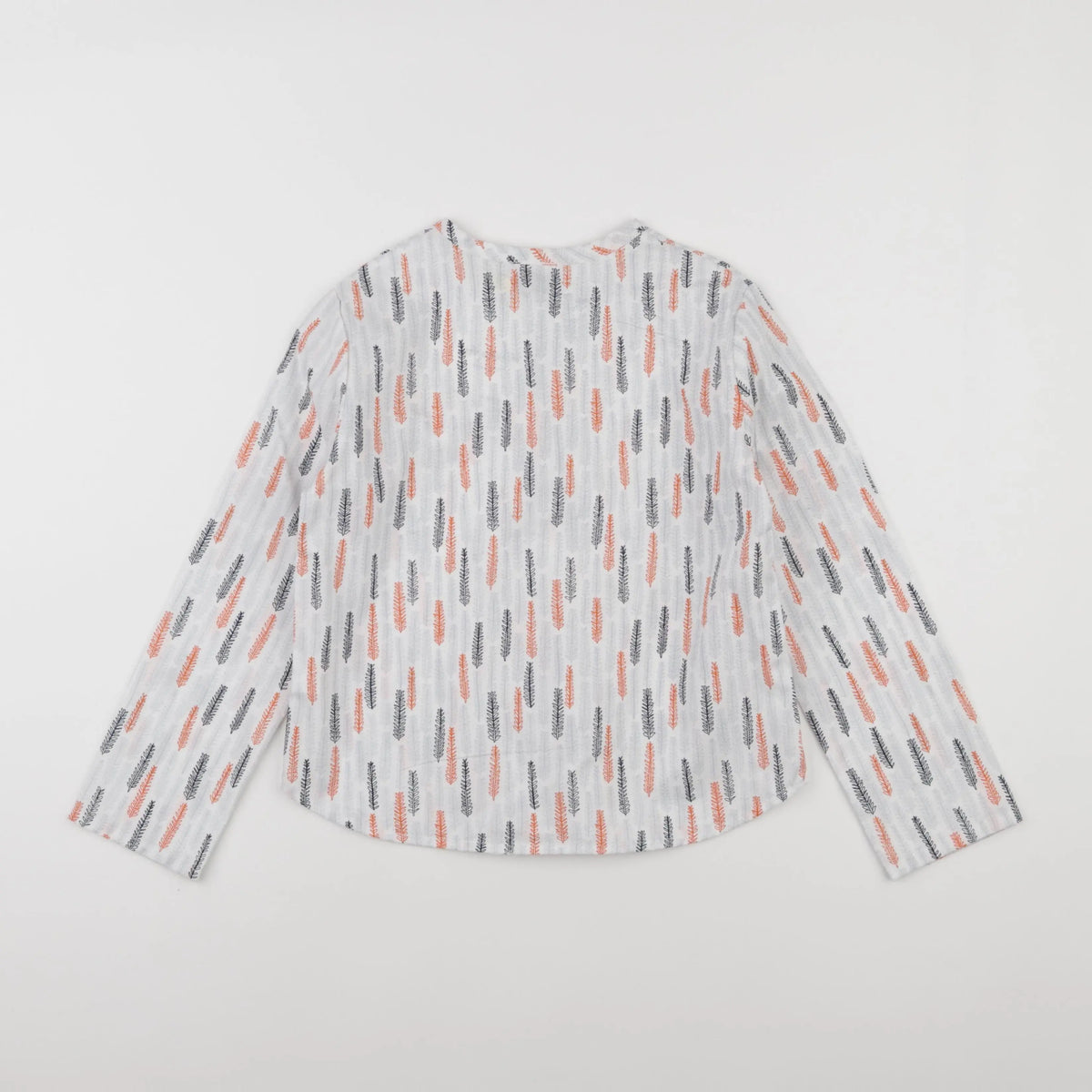 Minabulle - chemise blanc, bleu - 8 ans