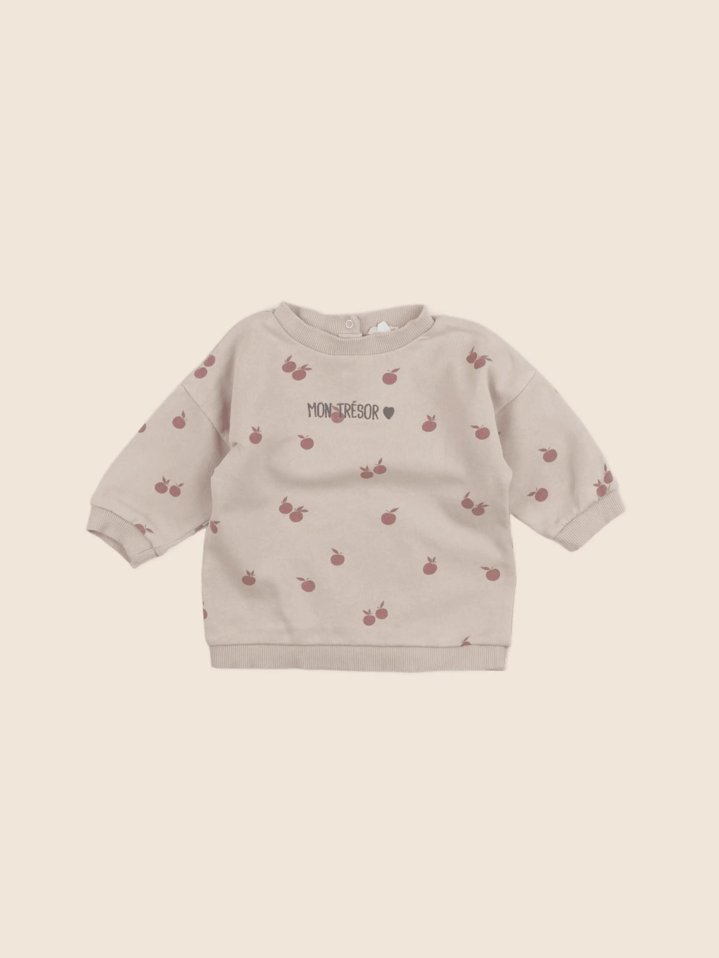Vertbaudet - robe beige - 9 mois