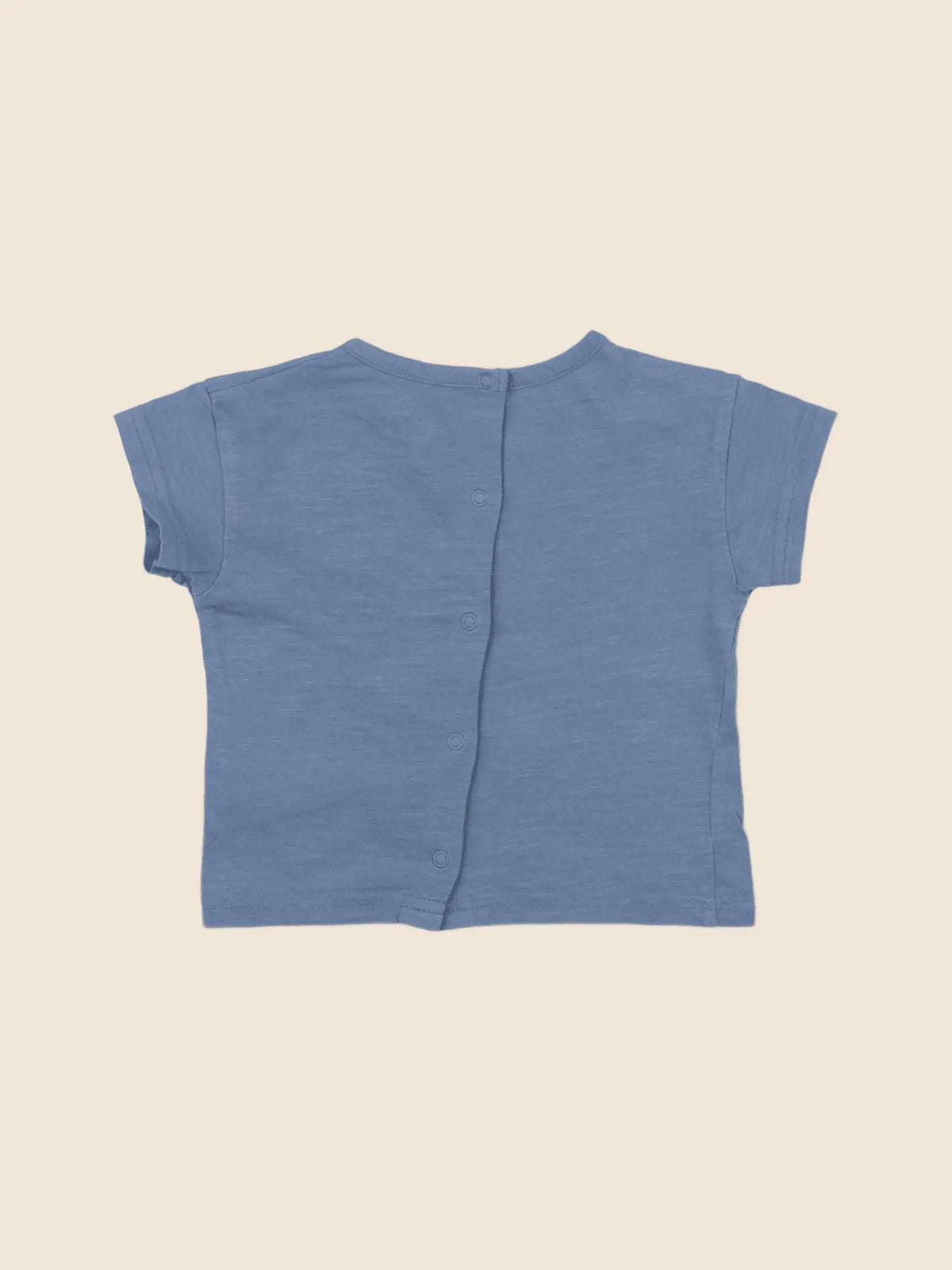 Vertbaudet - tee-shirt bleu - 6 mois
