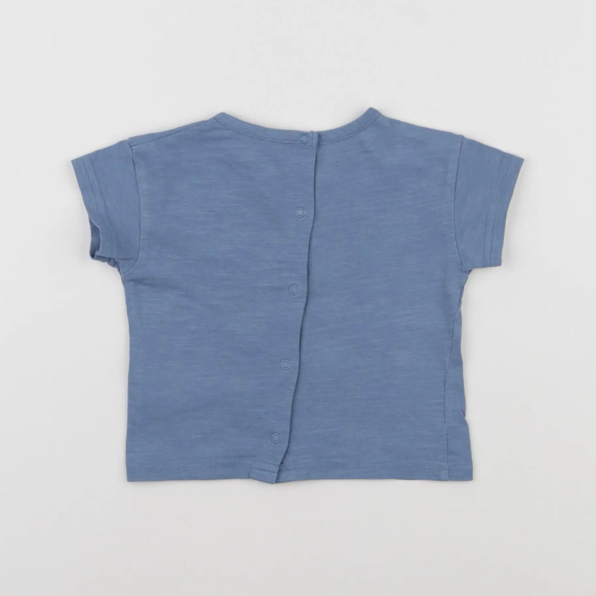 Vertbaudet - tee-shirt bleu - 6 mois
