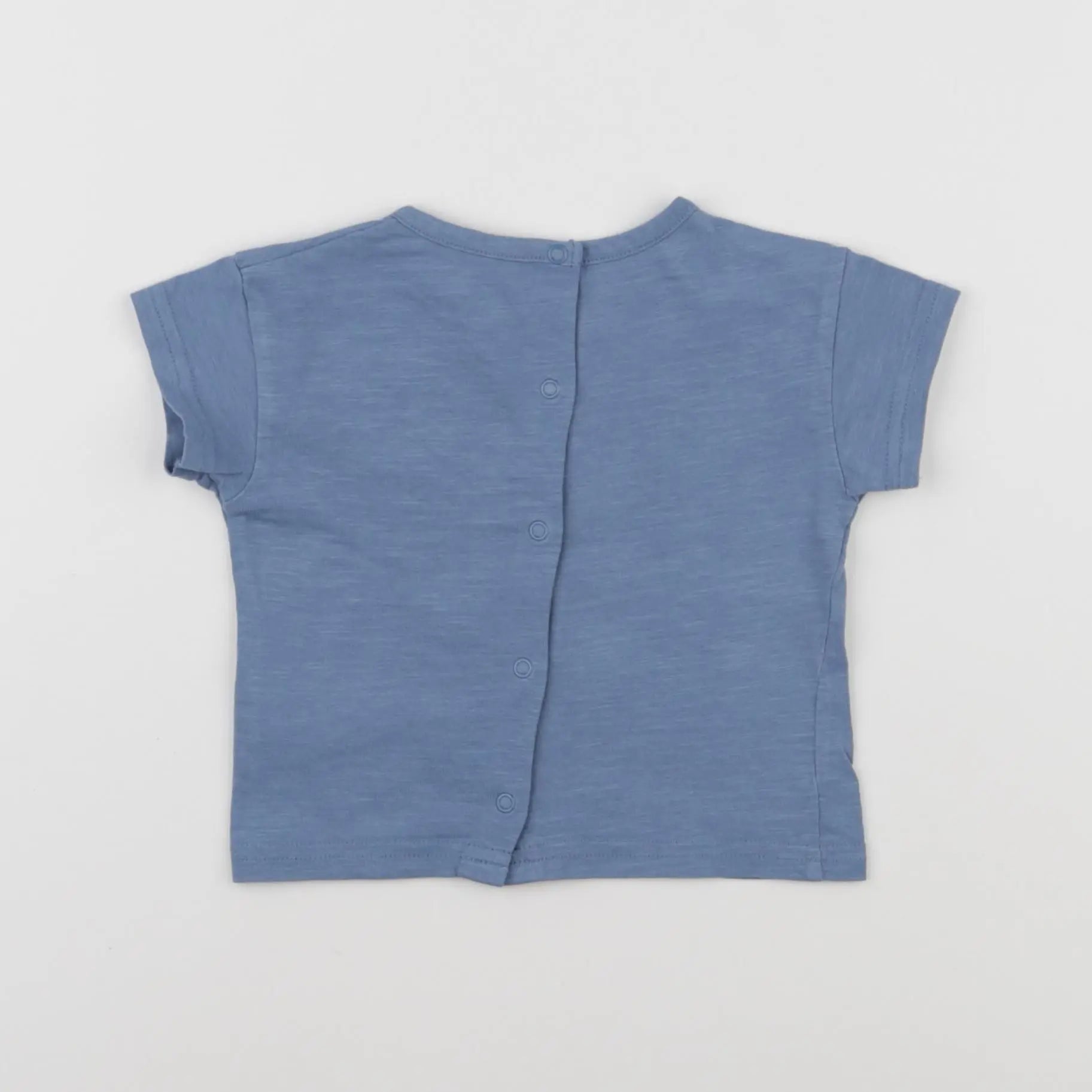 Vertbaudet - tee-shirt bleu - 6 mois