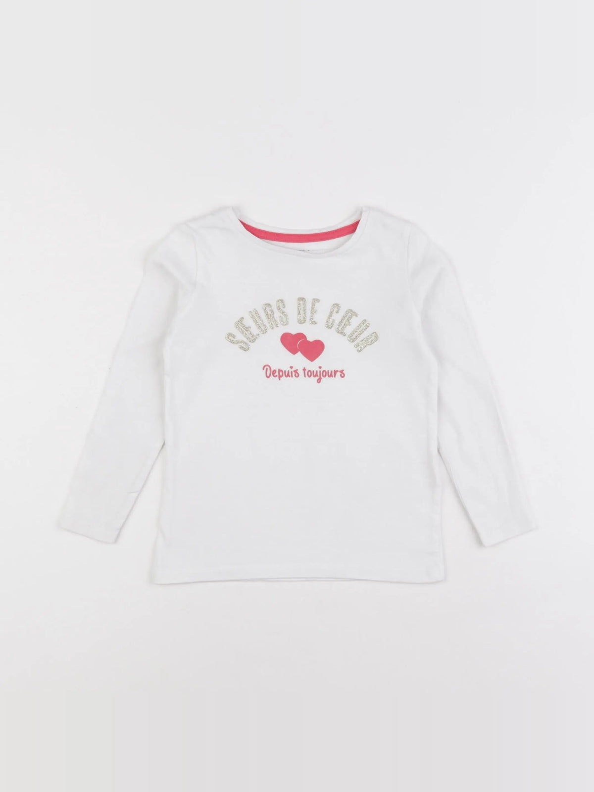Vertbaudet - tee-shirt blanc - 3 ans
