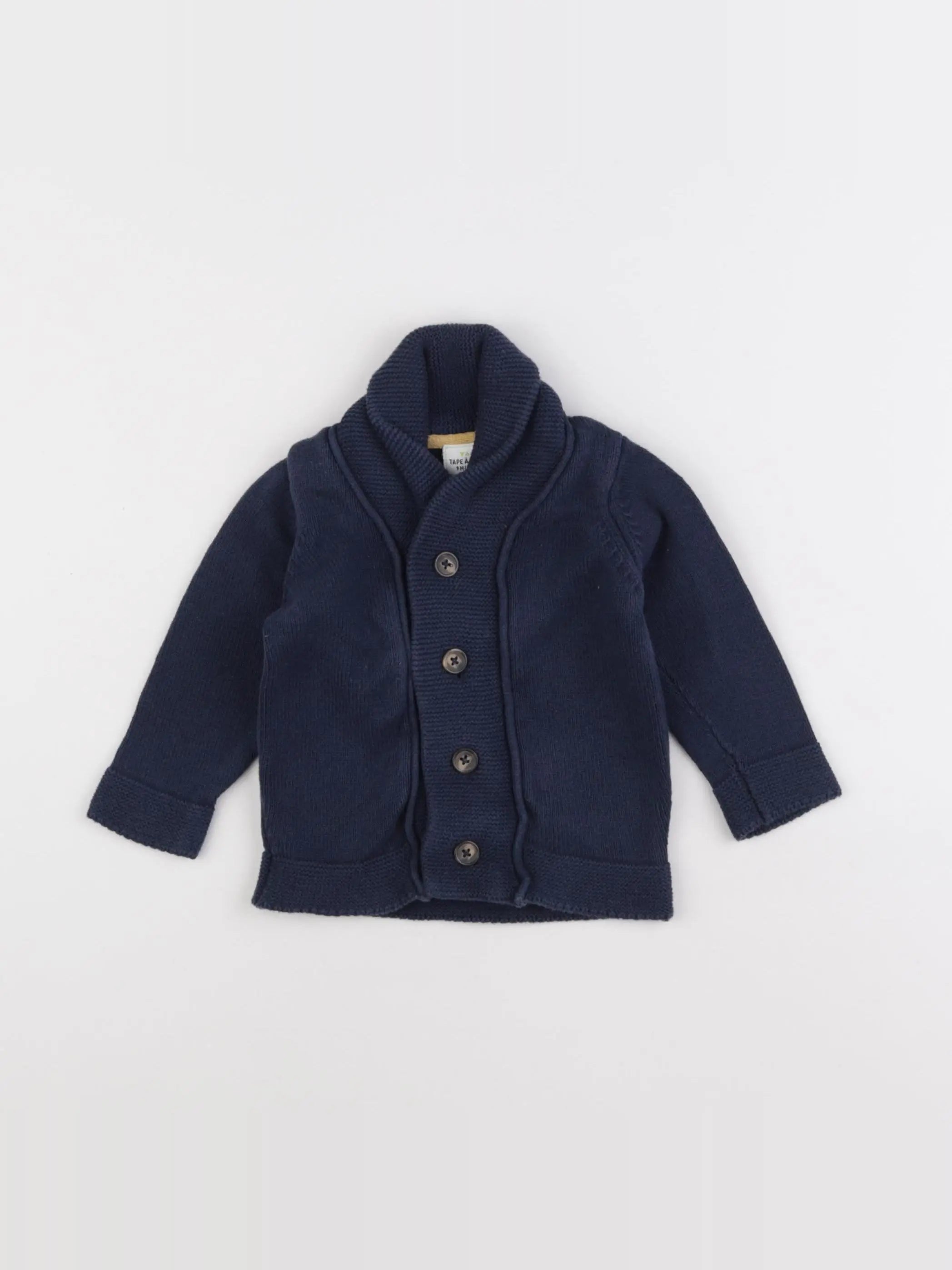 Tape à l'oeil - gilet bleu - 9 mois