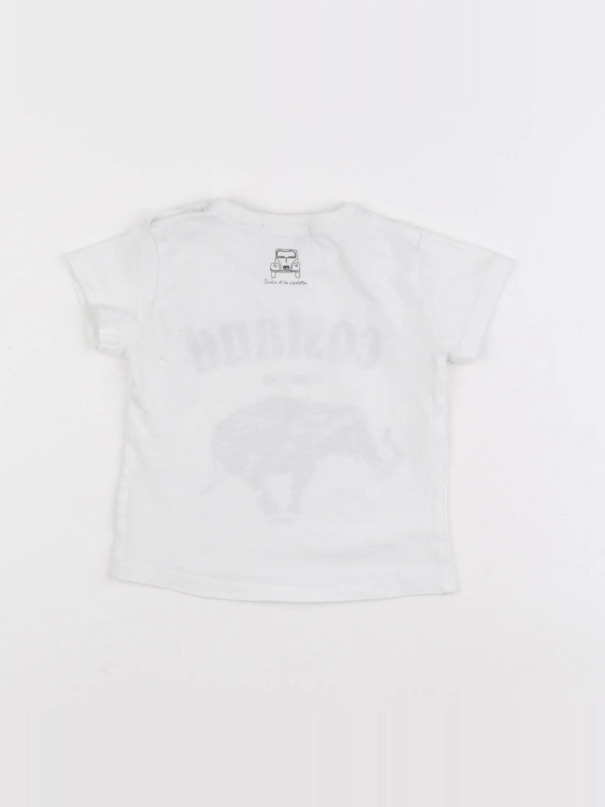 Arsène et les pipelettes - tee-shirt blanc - 12 mois