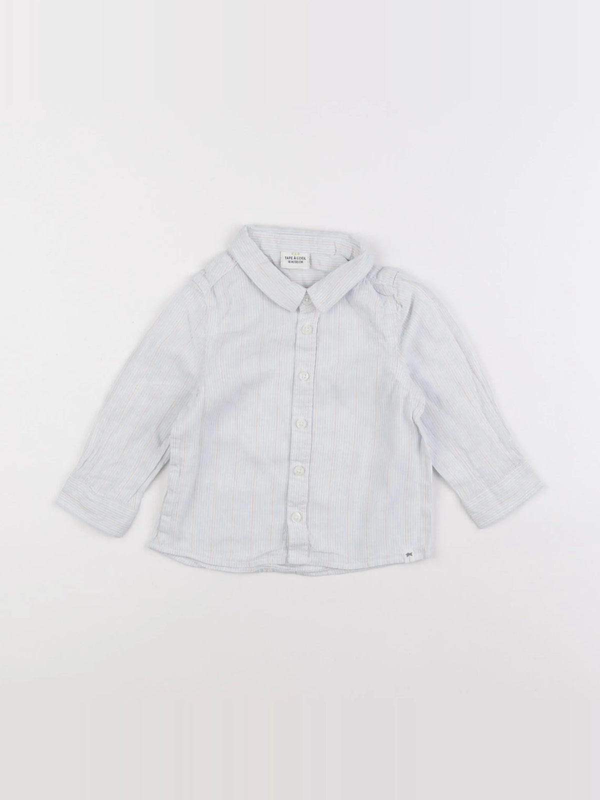 Tape à l'oeil - chemise bleu - 18 mois