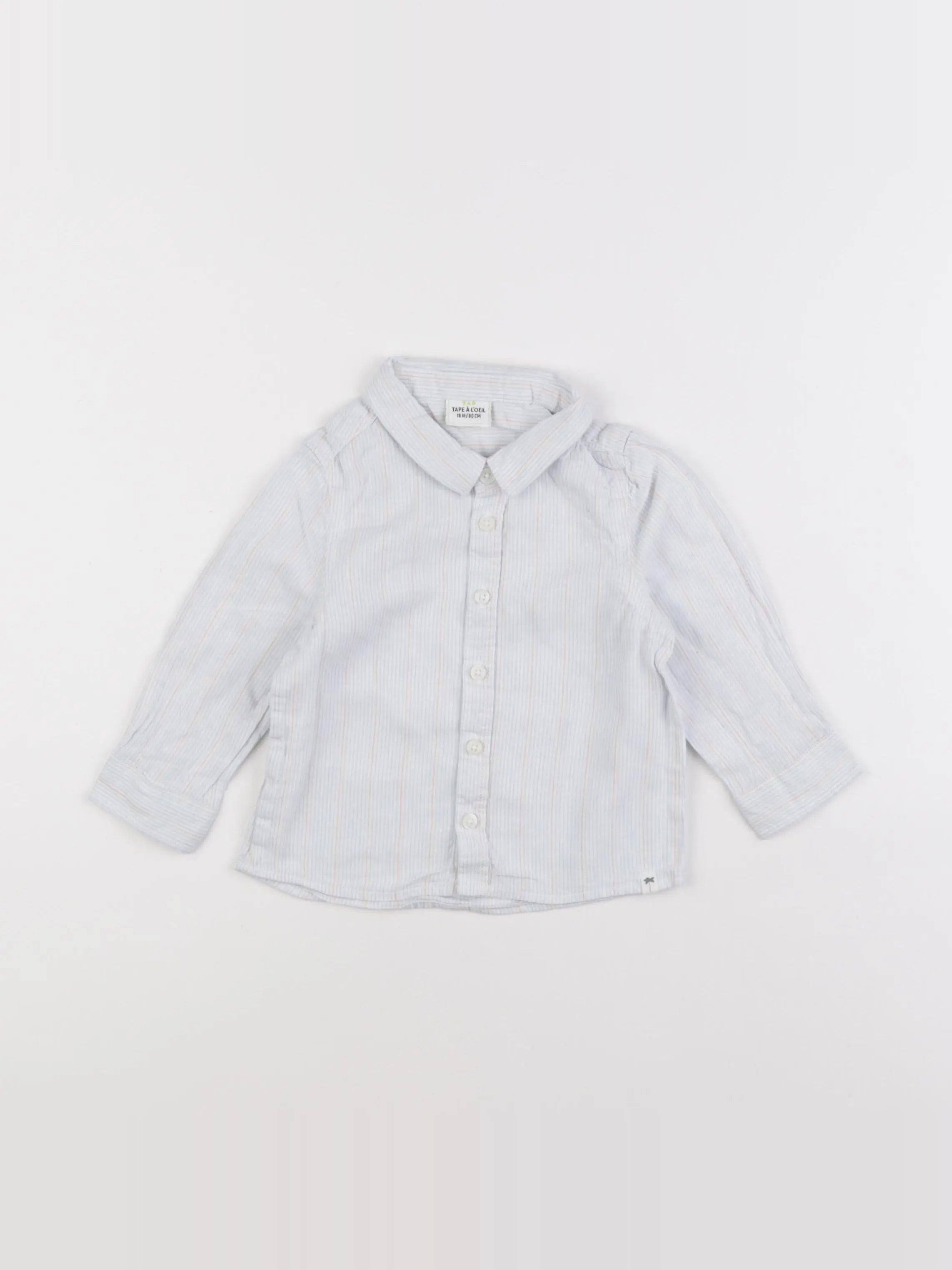 Tape à l'oeil - chemise bleu - 18 mois