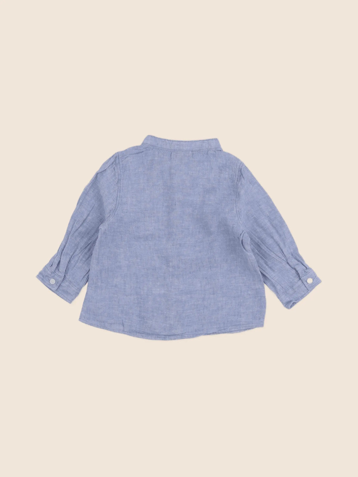 Tape à l'oeil - chemise bleu - 9 mois