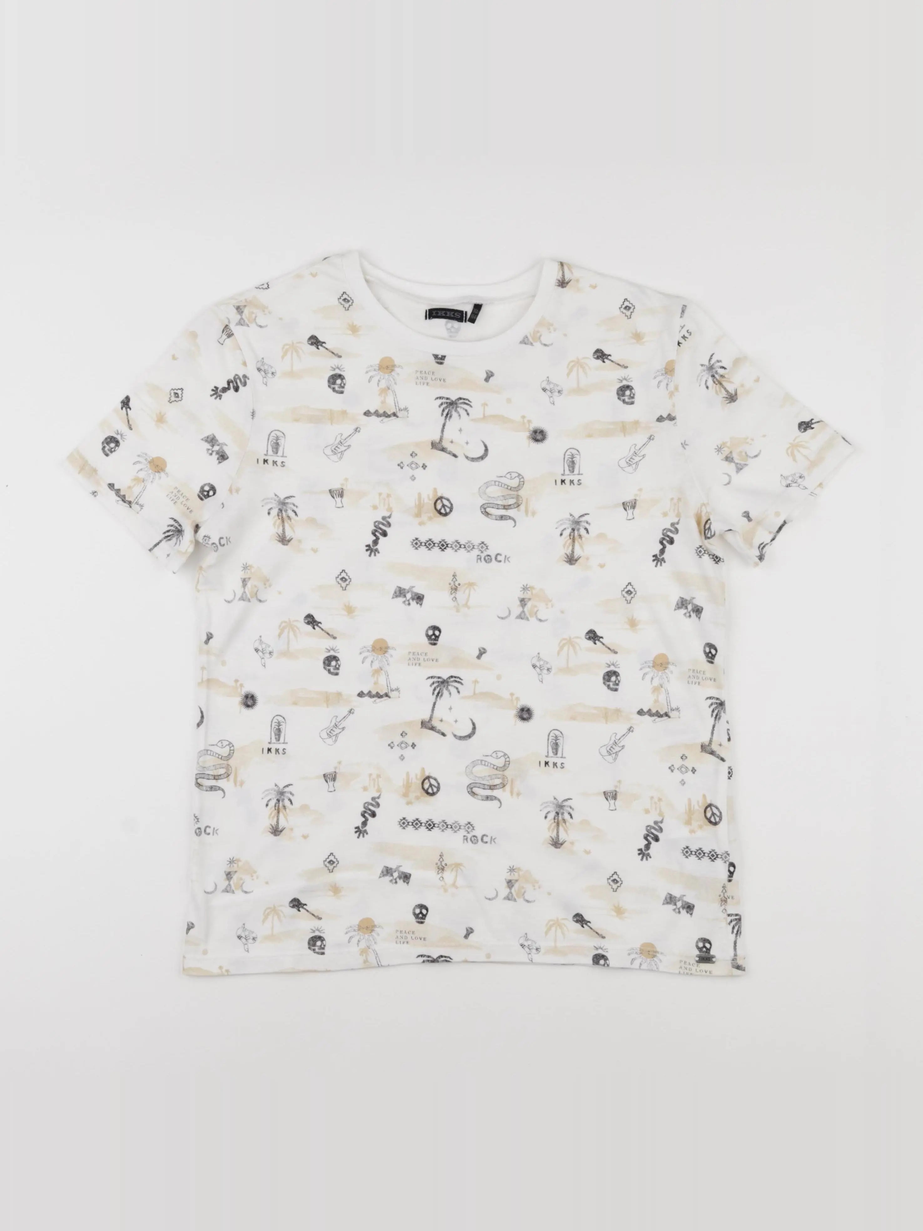 IKKS - tee-shirt multicolore - 14 ans