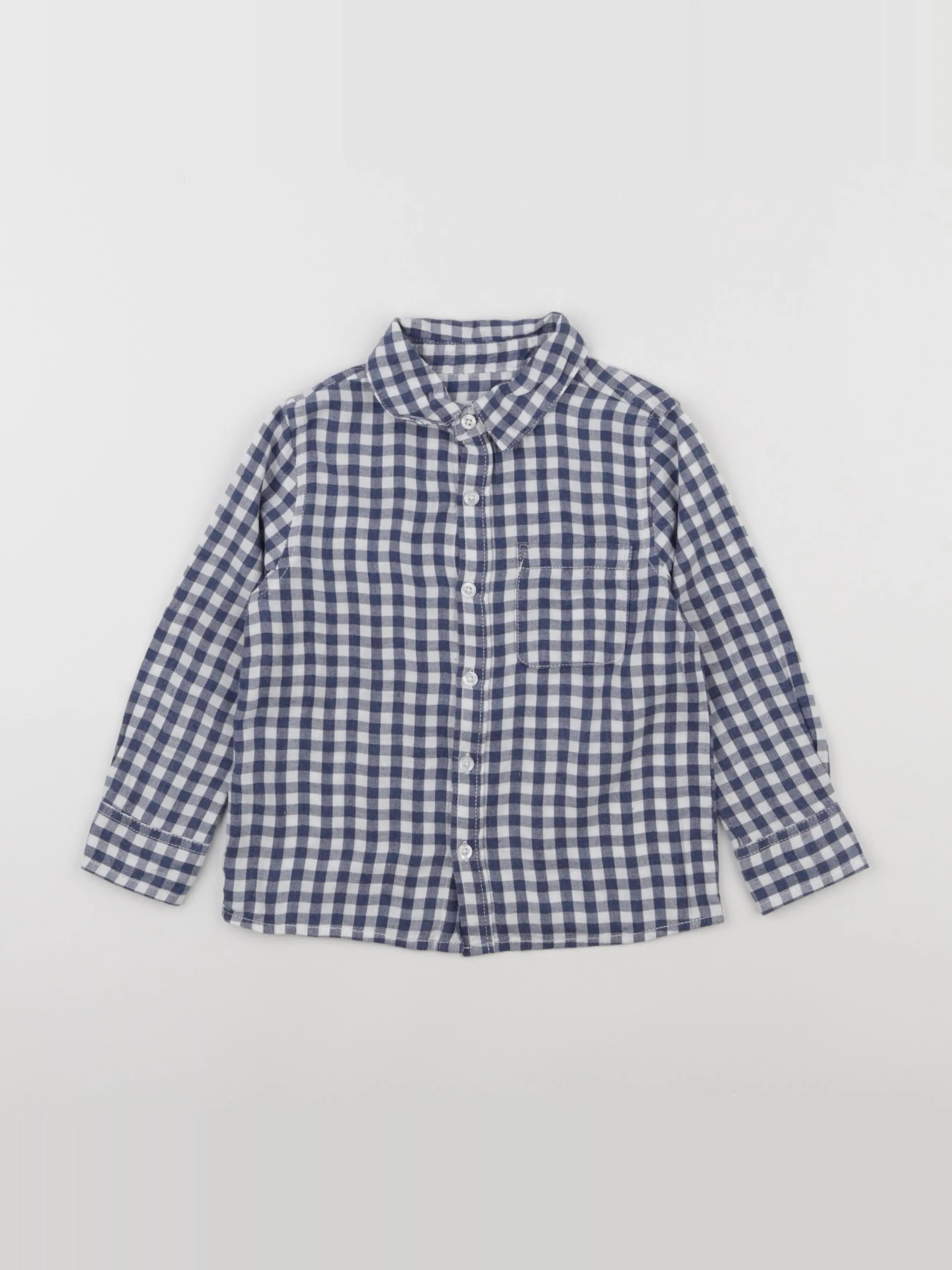 Mango - chemise bleu - 3/4 ans