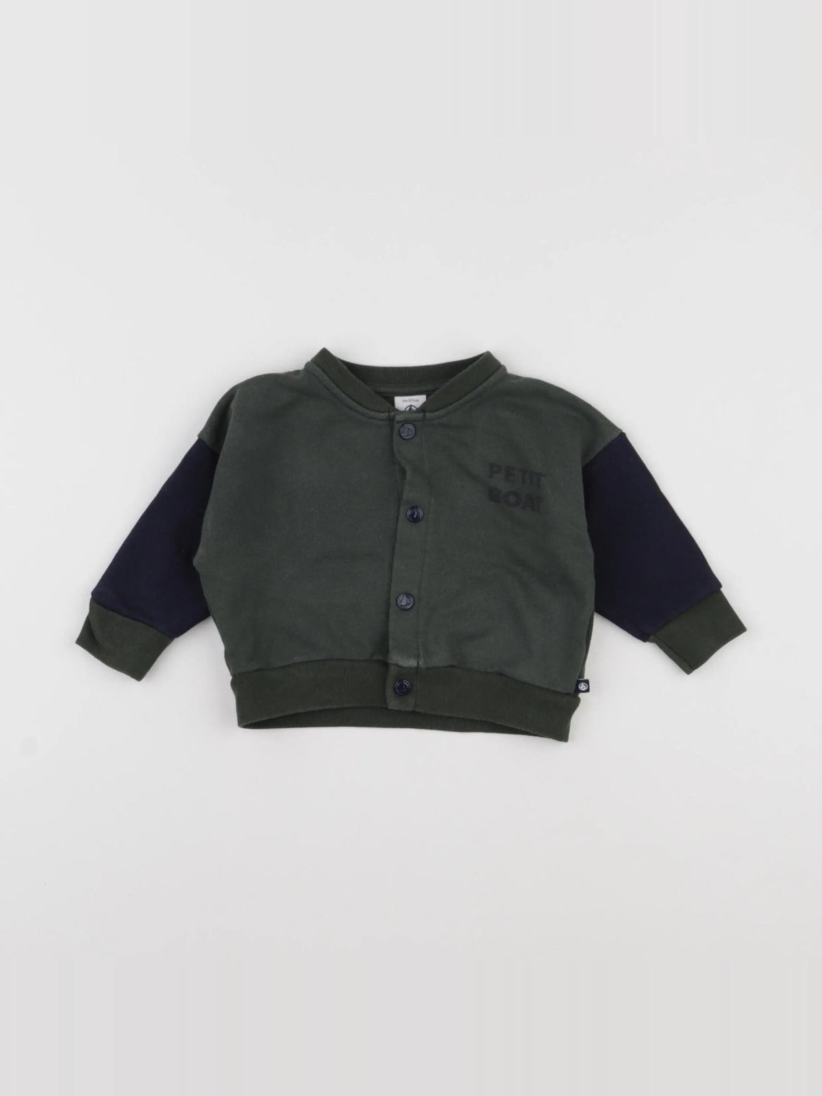 Petit Bateau - sweat multicolore - 6 mois