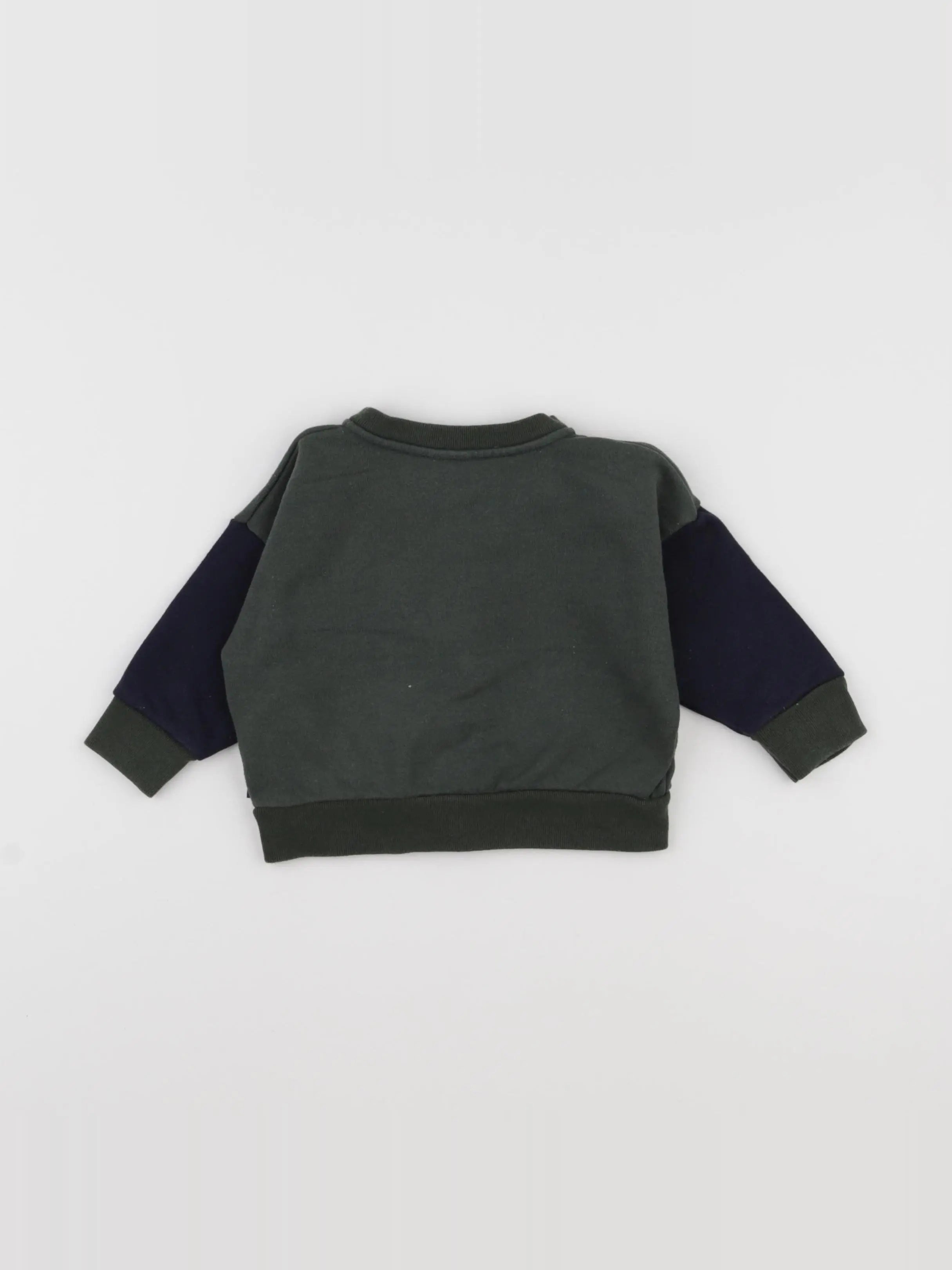 Petit Bateau - sweat multicolore - 6 mois