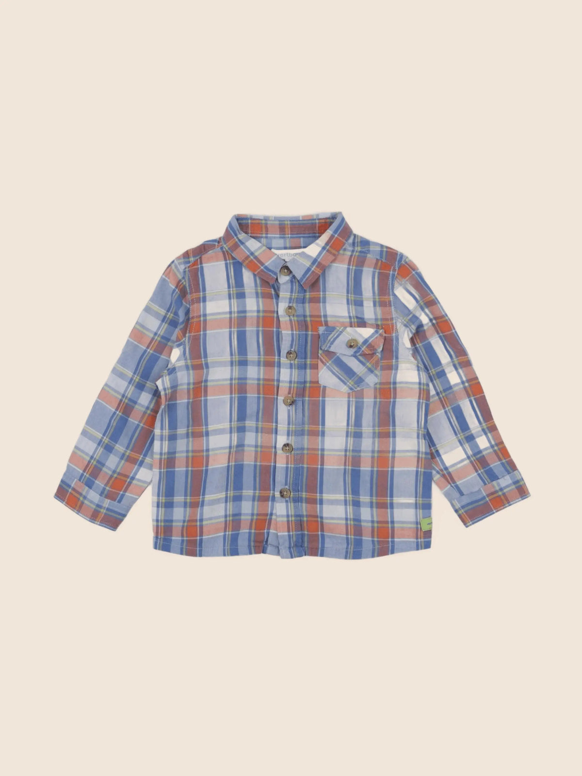 Vertbaudet - chemise bleu - 18 mois