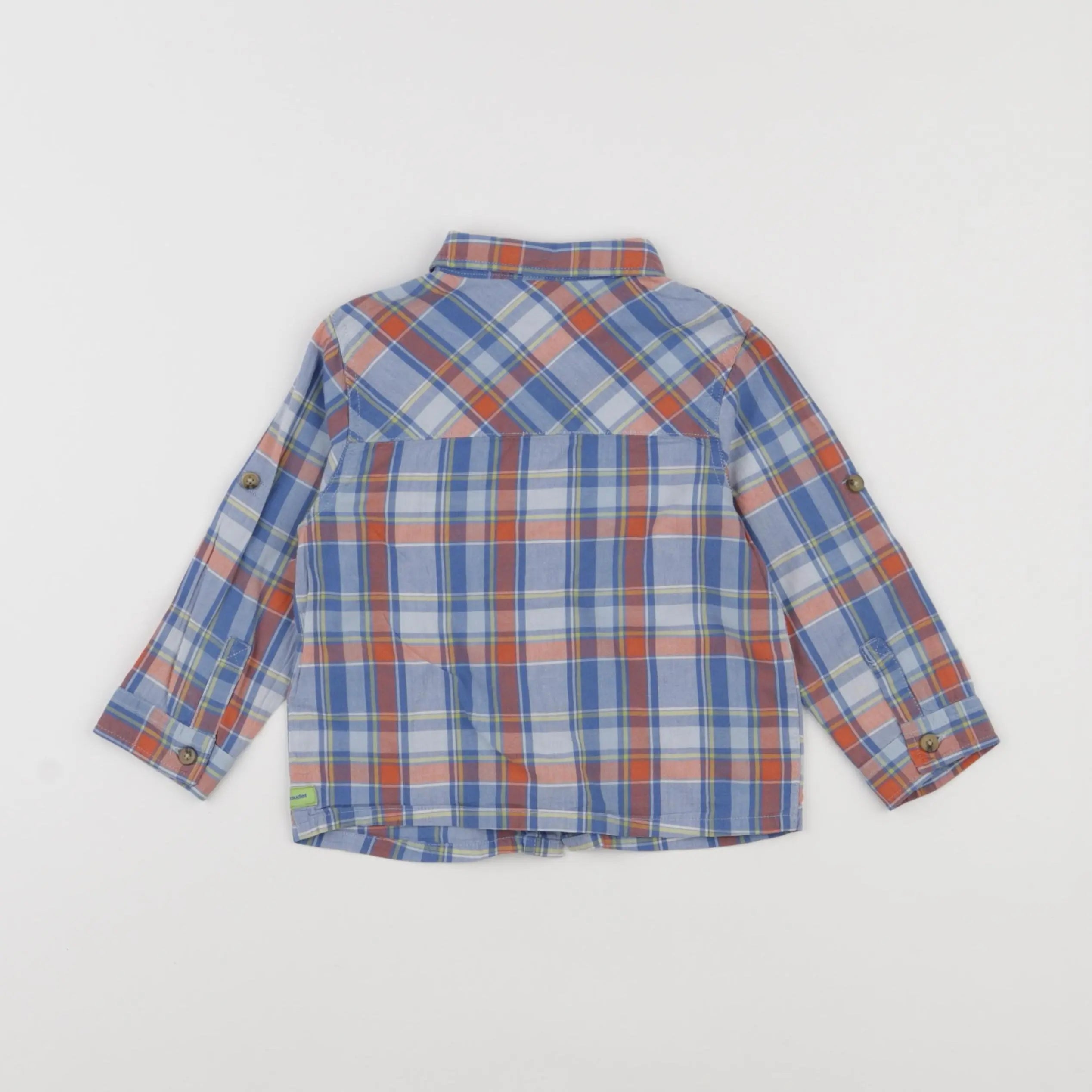 Vertbaudet - chemise bleu - 18 mois