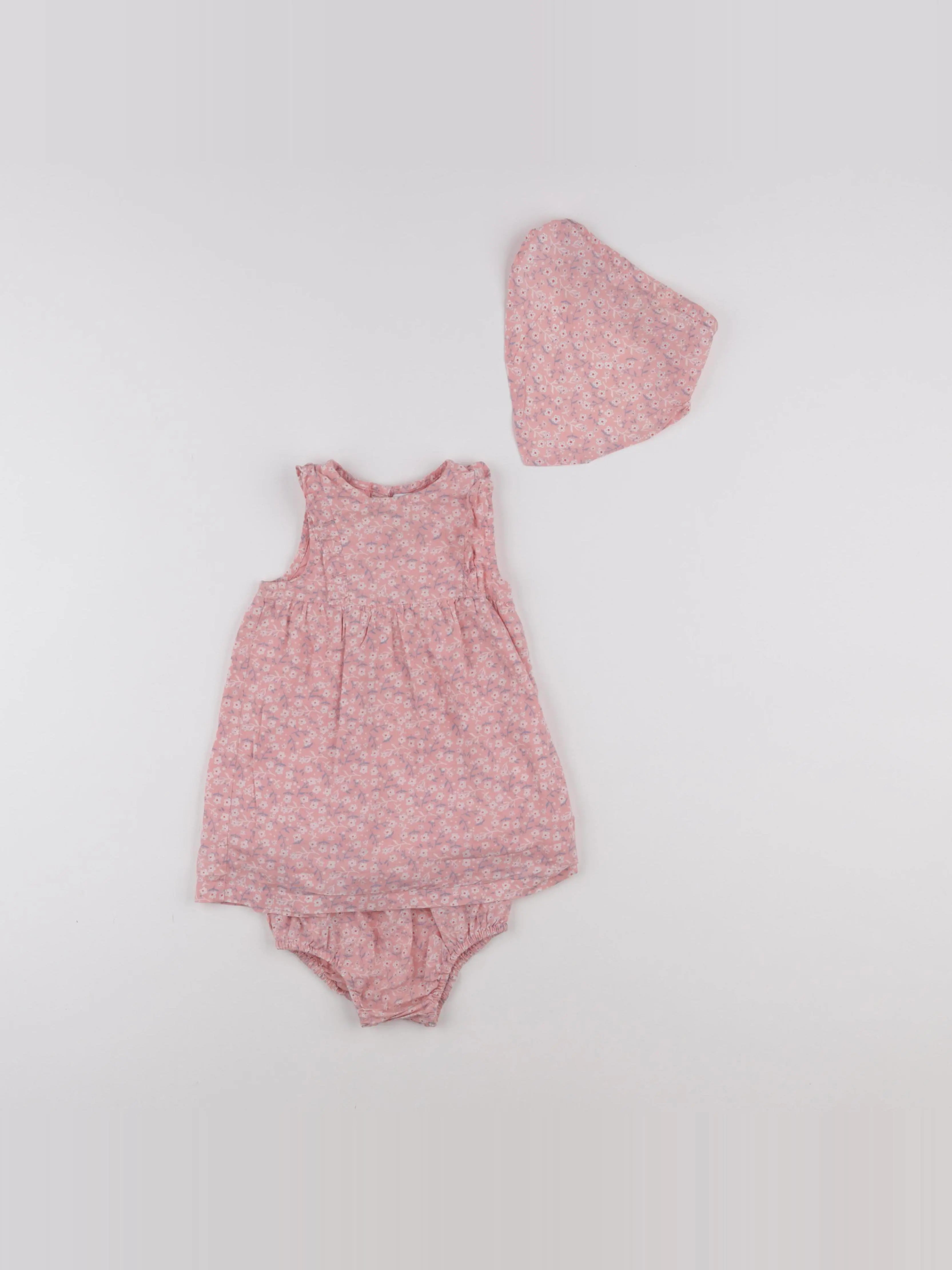 Cadet Rousselle - ensemble rose - 12 mois