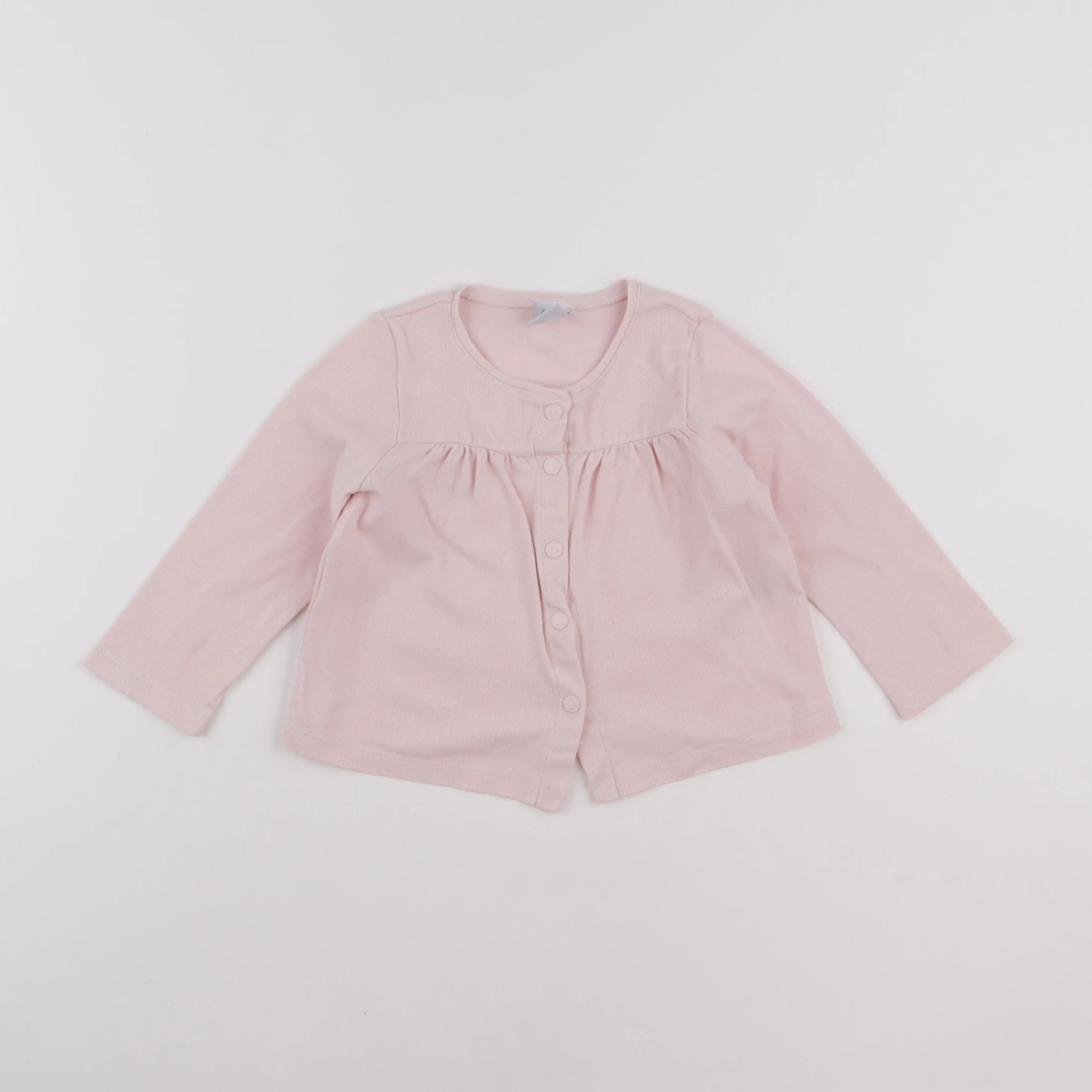Petit Bateau - sweat rose - 24 mois