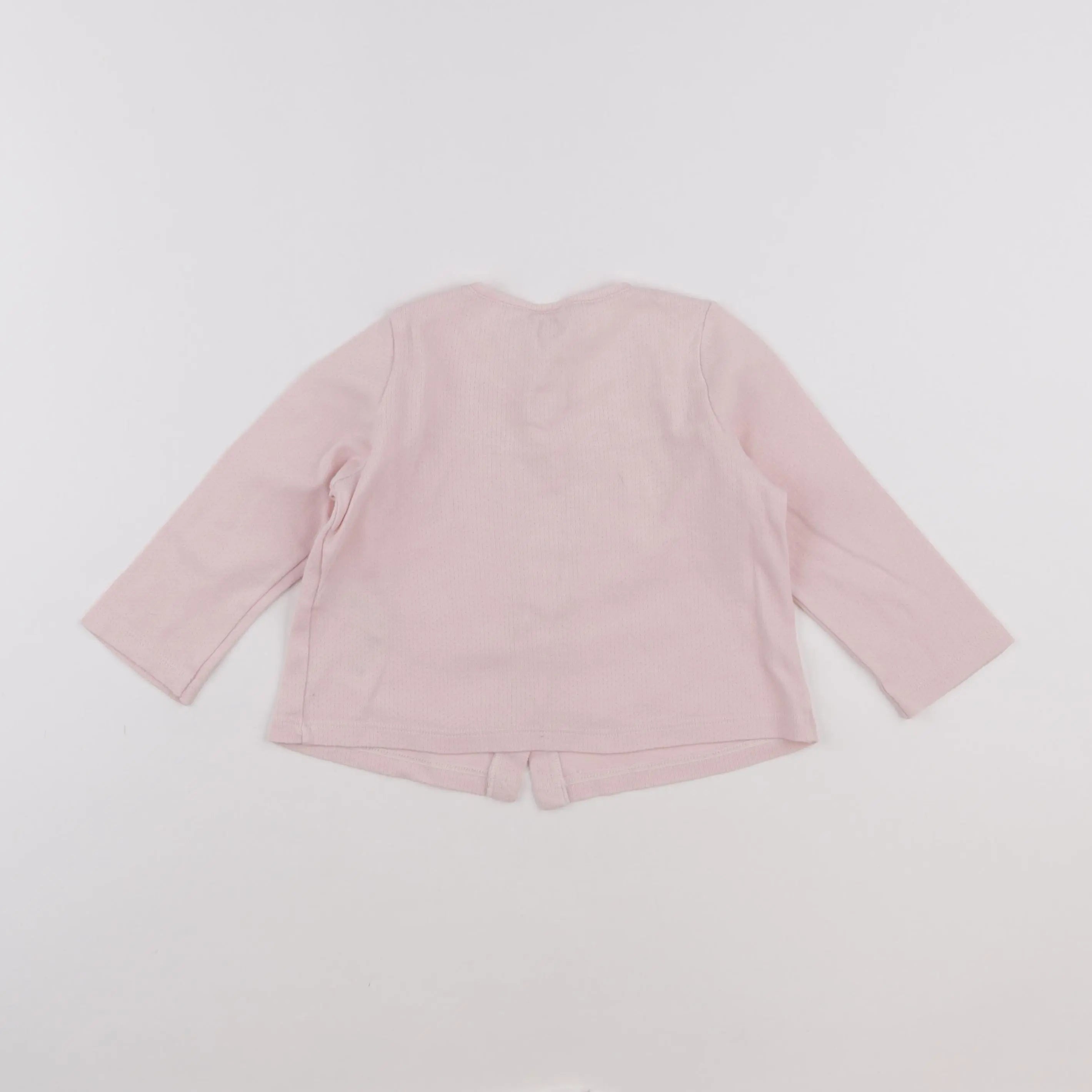 Petit Bateau - sweat rose - 24 mois