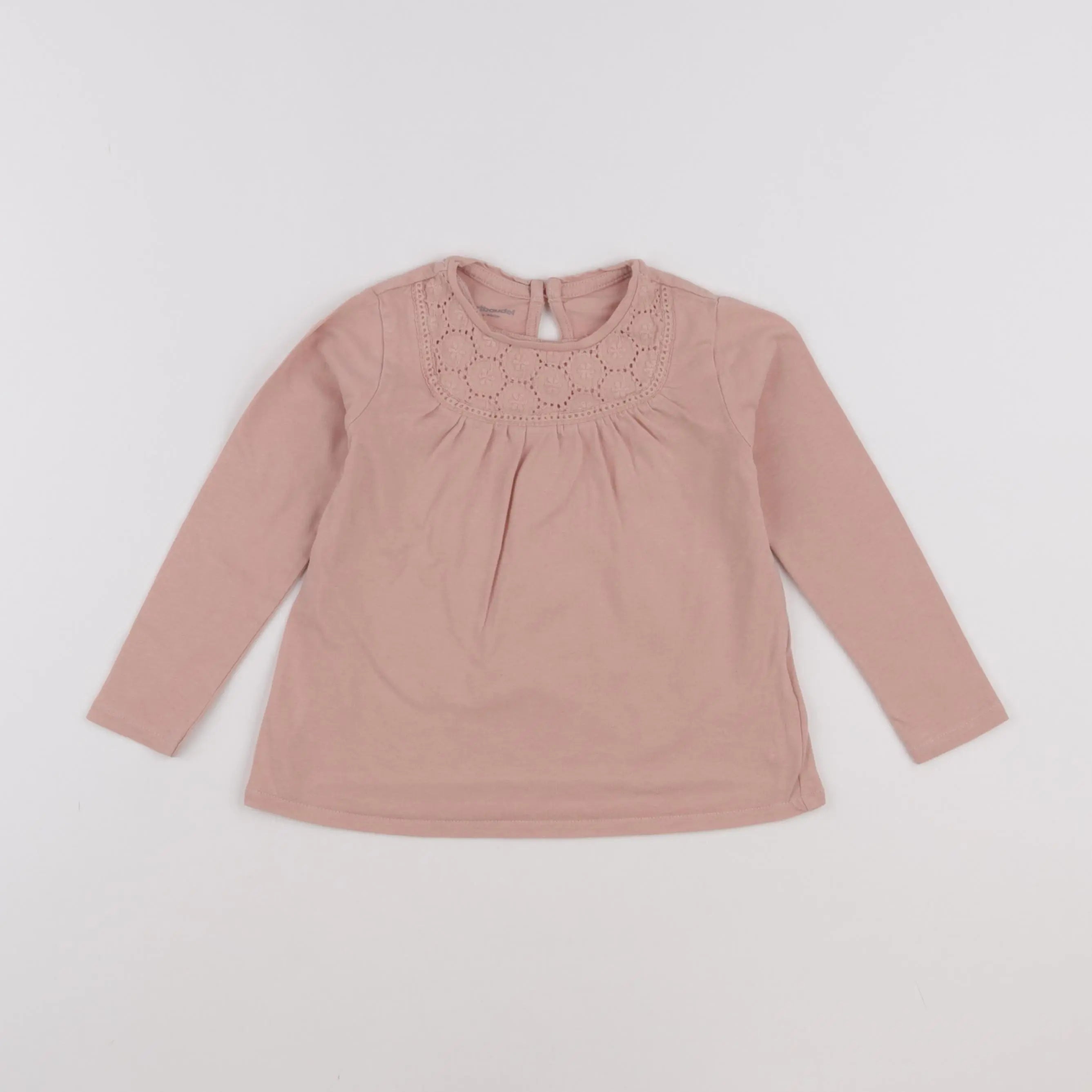 Vertbaudet - tee-shirt rose - 3 ans