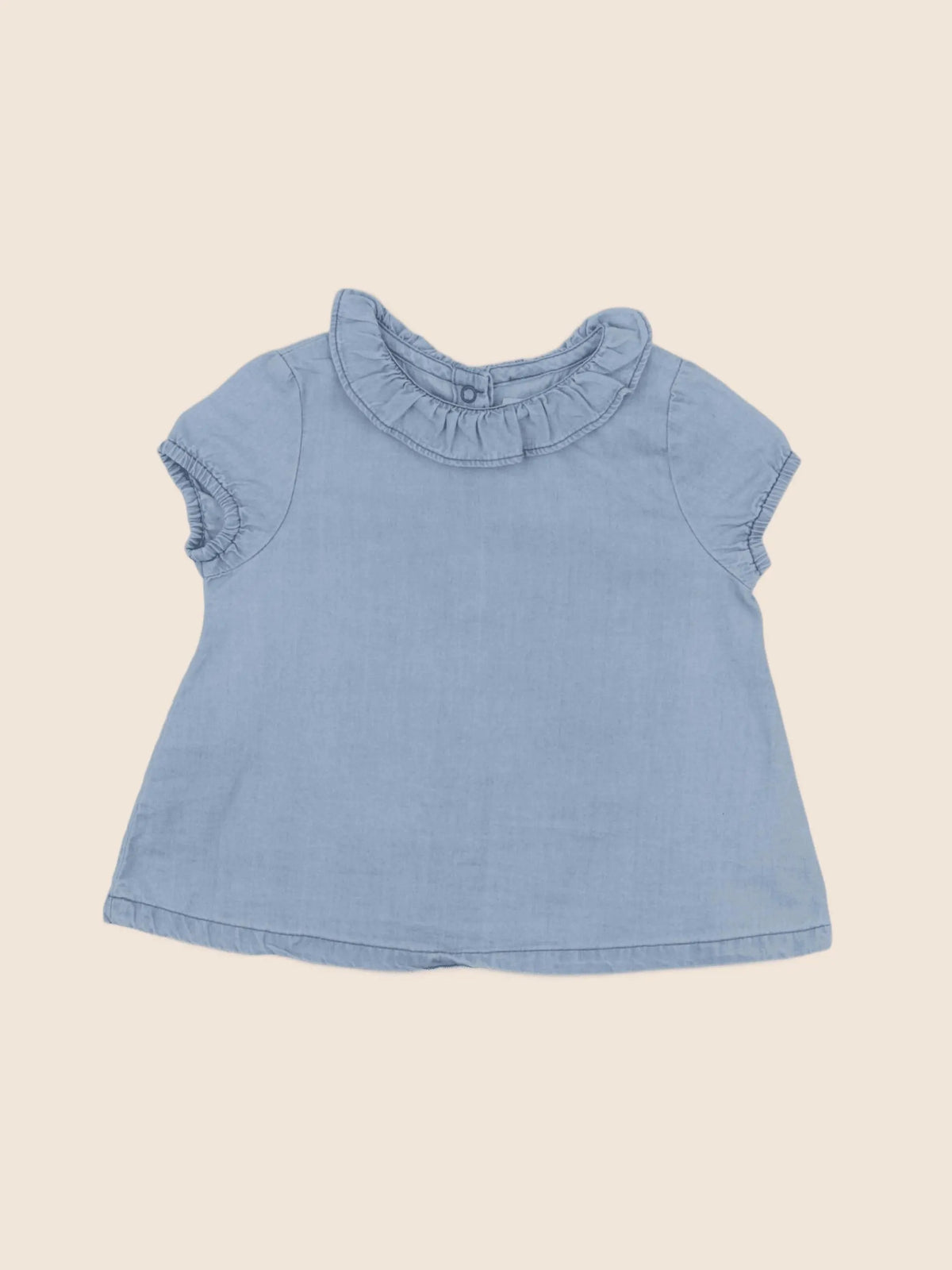 Eden & Victor - blouse bleu - 9 mois
