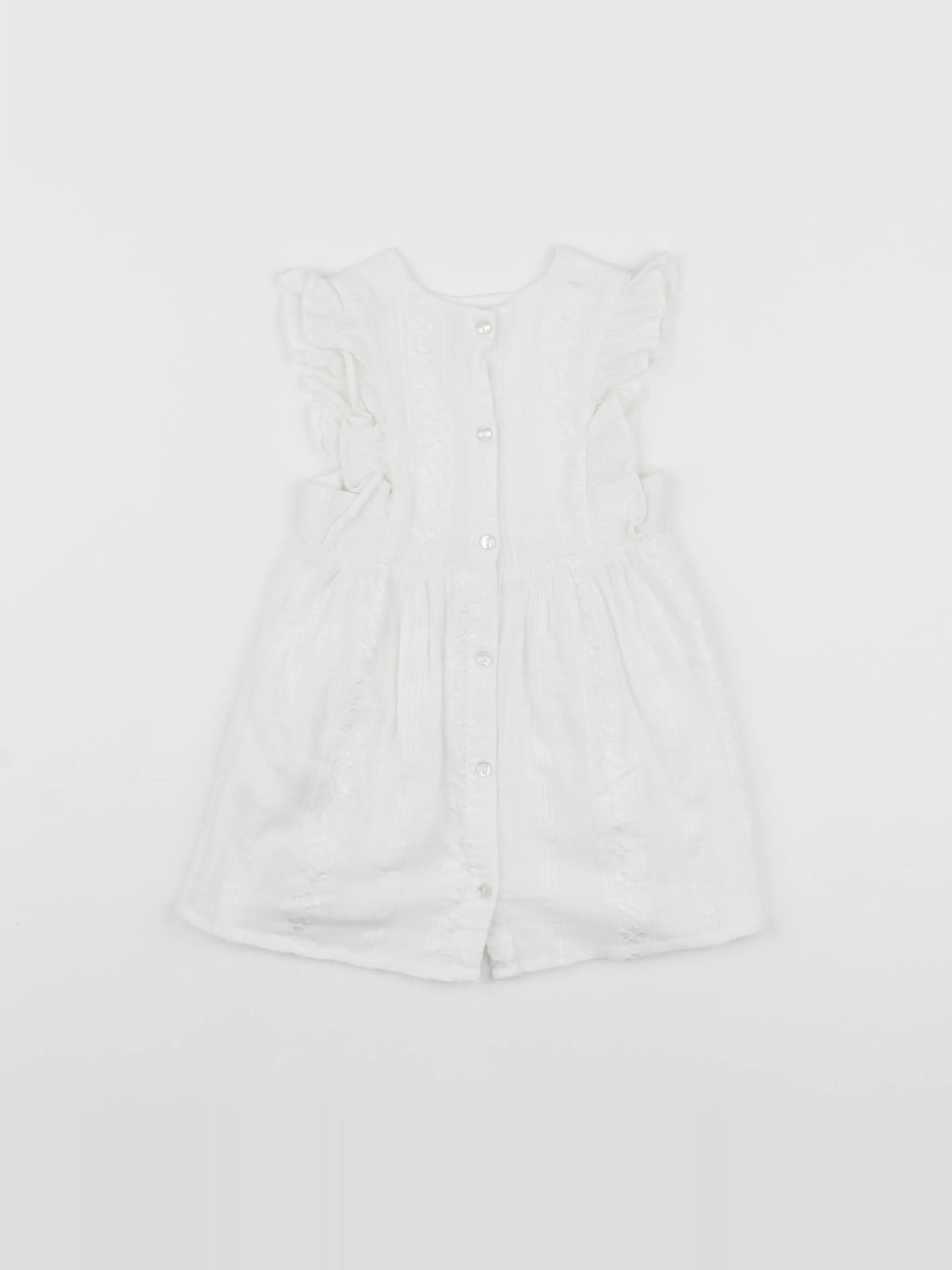 Carrément Beau - robe blanc - 12 mois