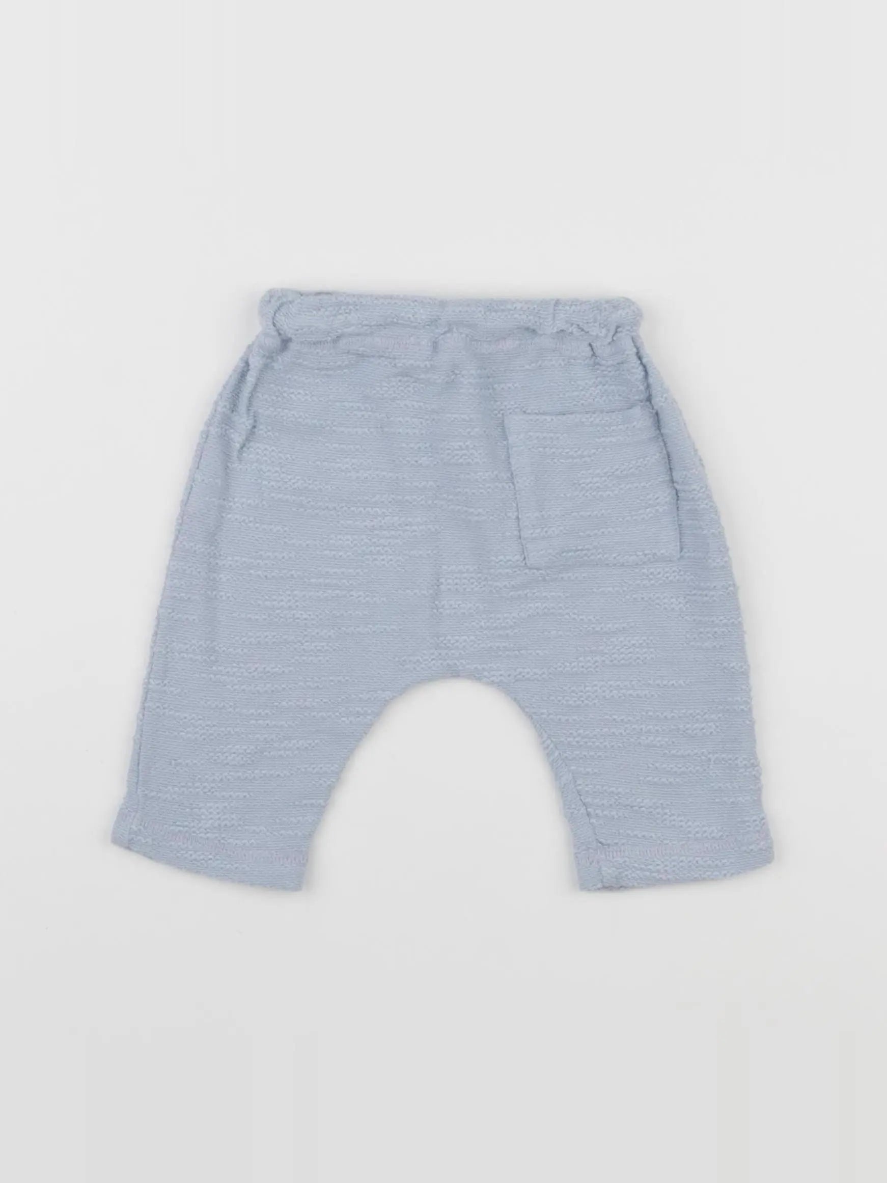 Zhoe et Tobiah - sarouel bleu - 3 mois