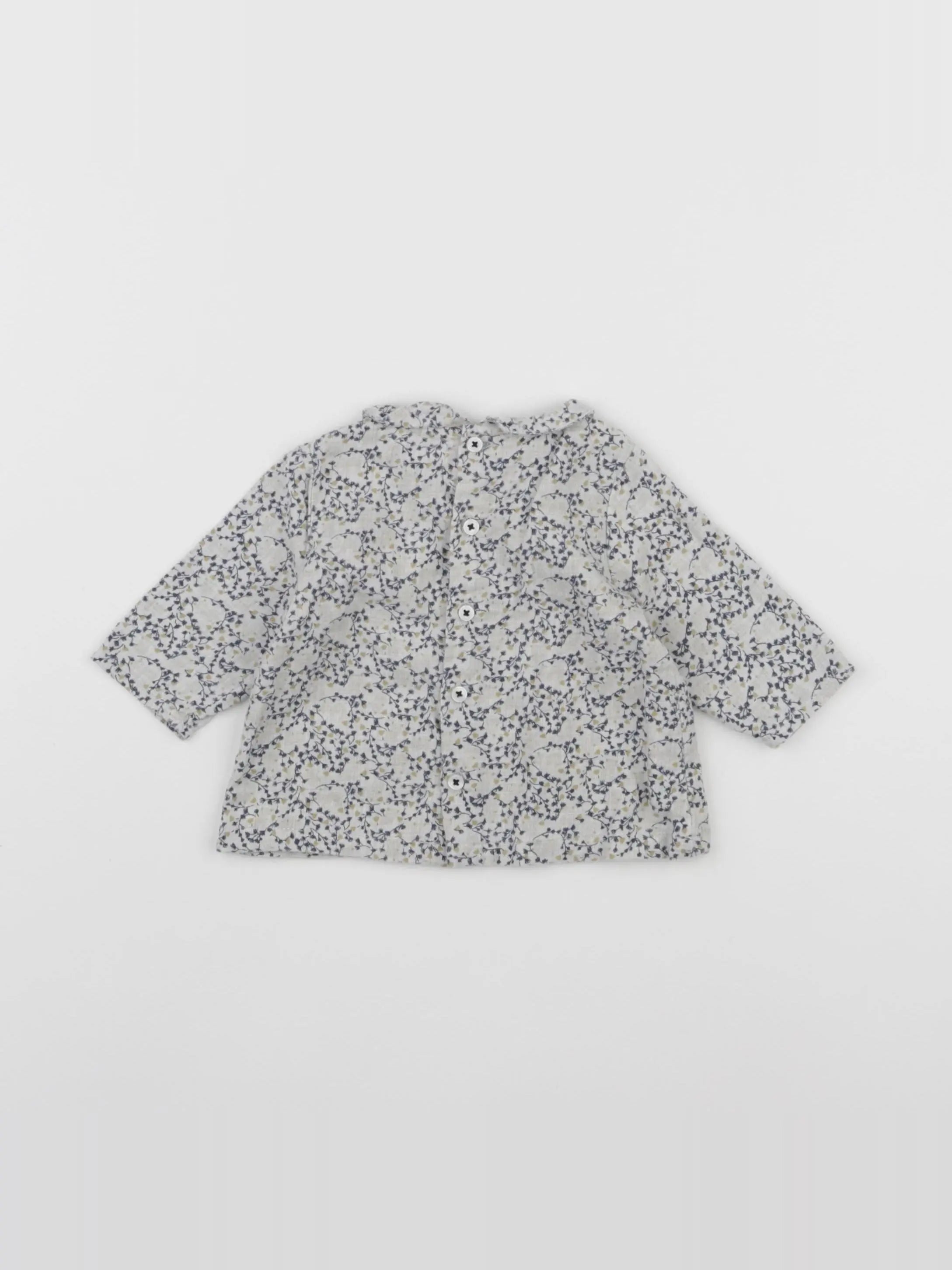 Boutchou - blouse gris - 3 mois