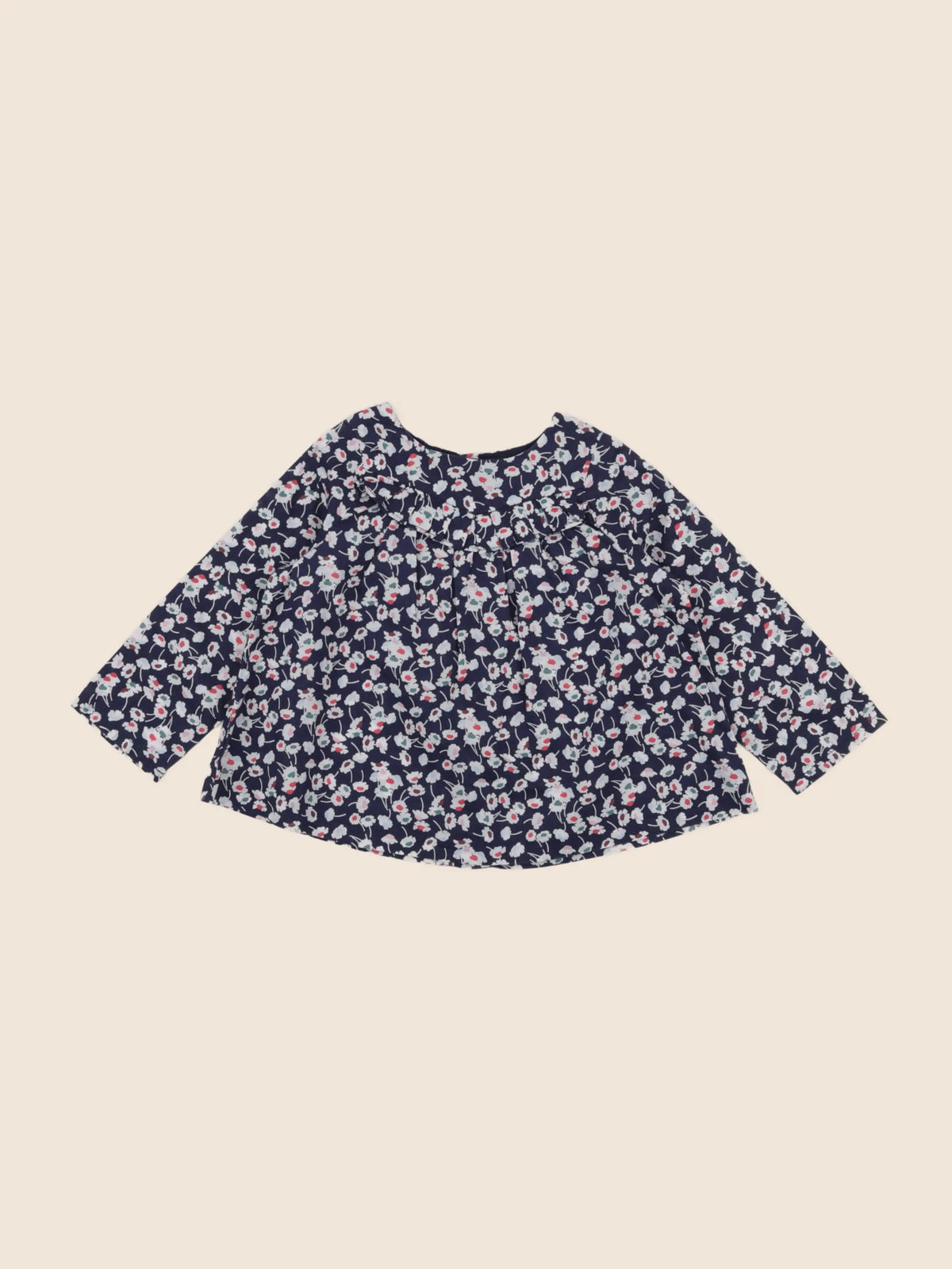 Jacadi - blouse liberty bleu - 24 mois