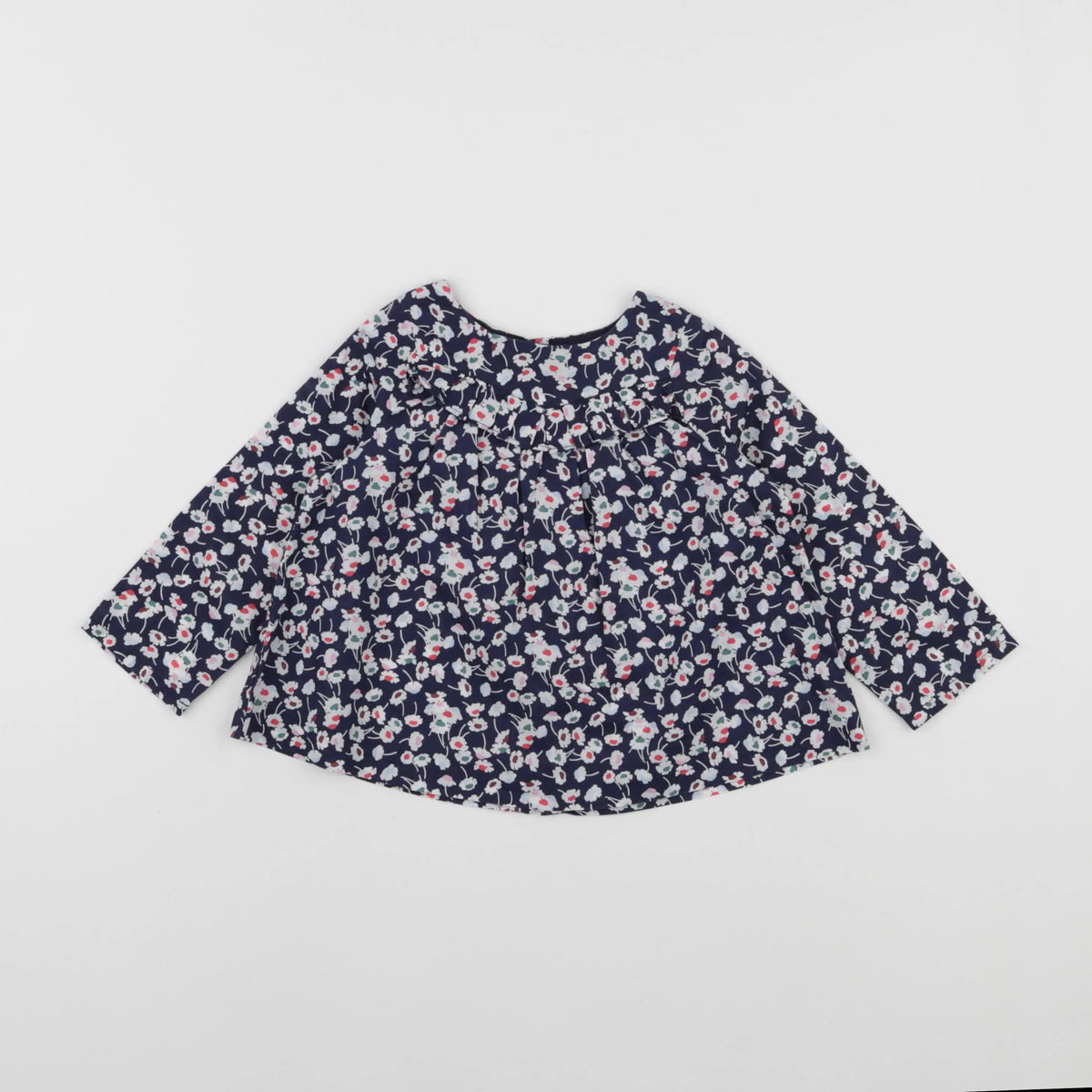 Jacadi - blouse liberty bleu - 24 mois