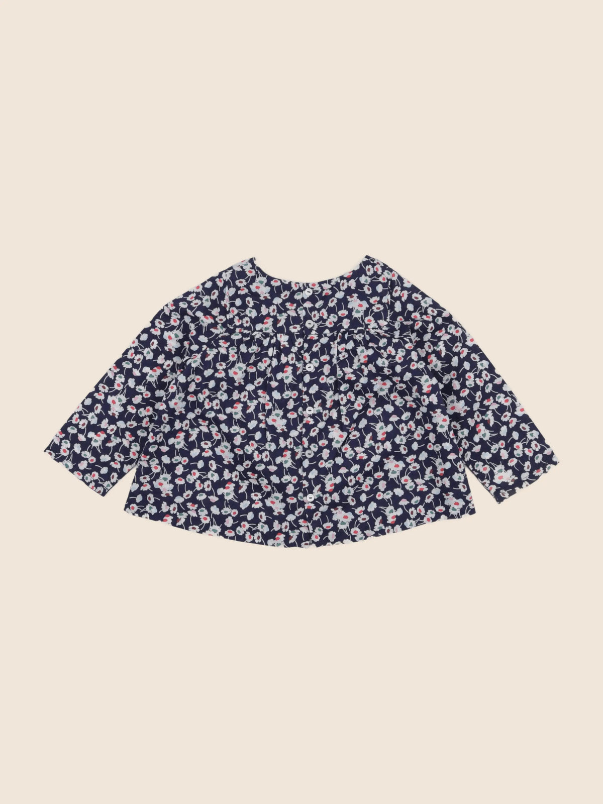 Jacadi - blouse liberty bleu - 24 mois