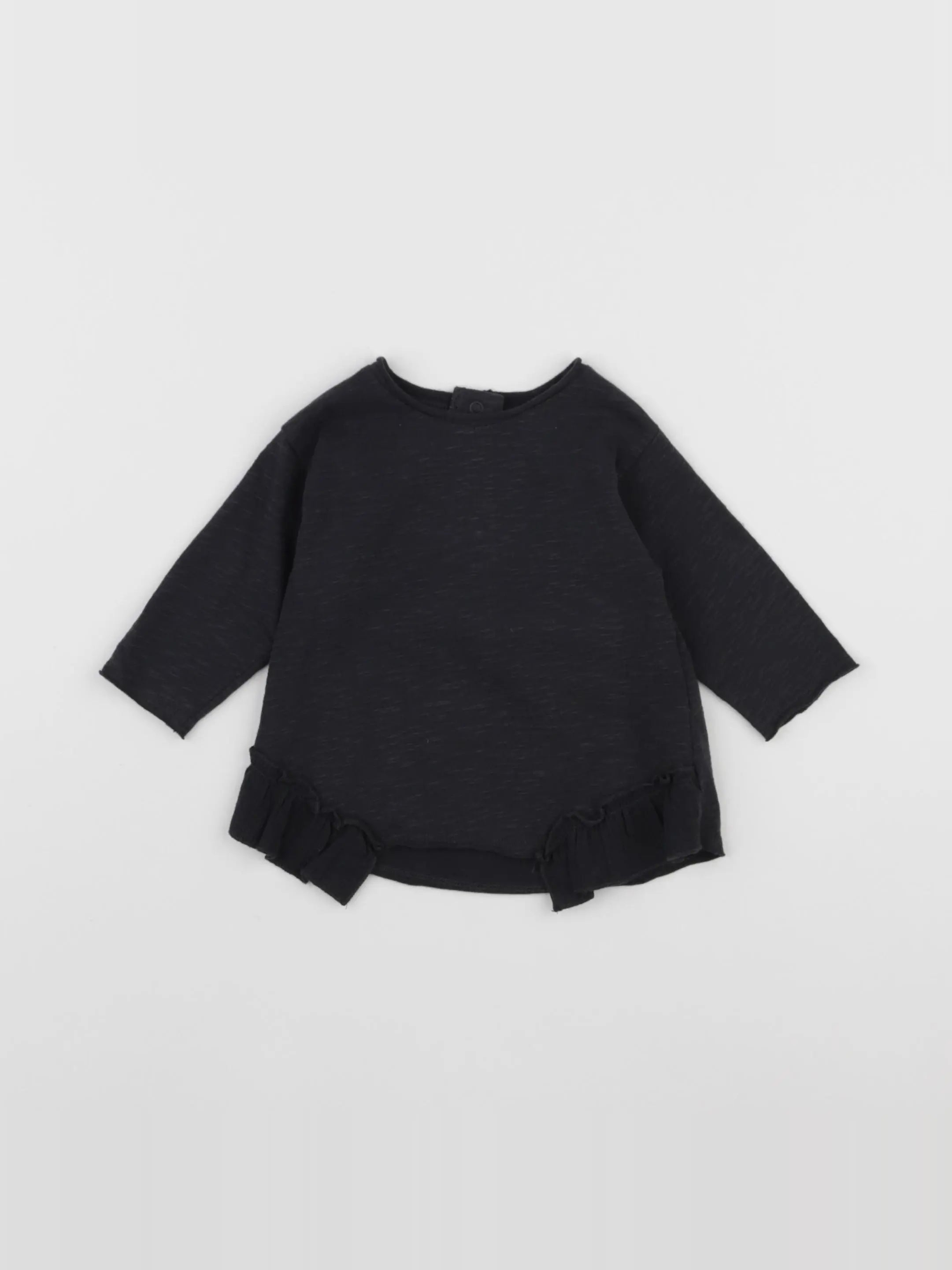 Play Up - tee-shirt noir - 3 mois