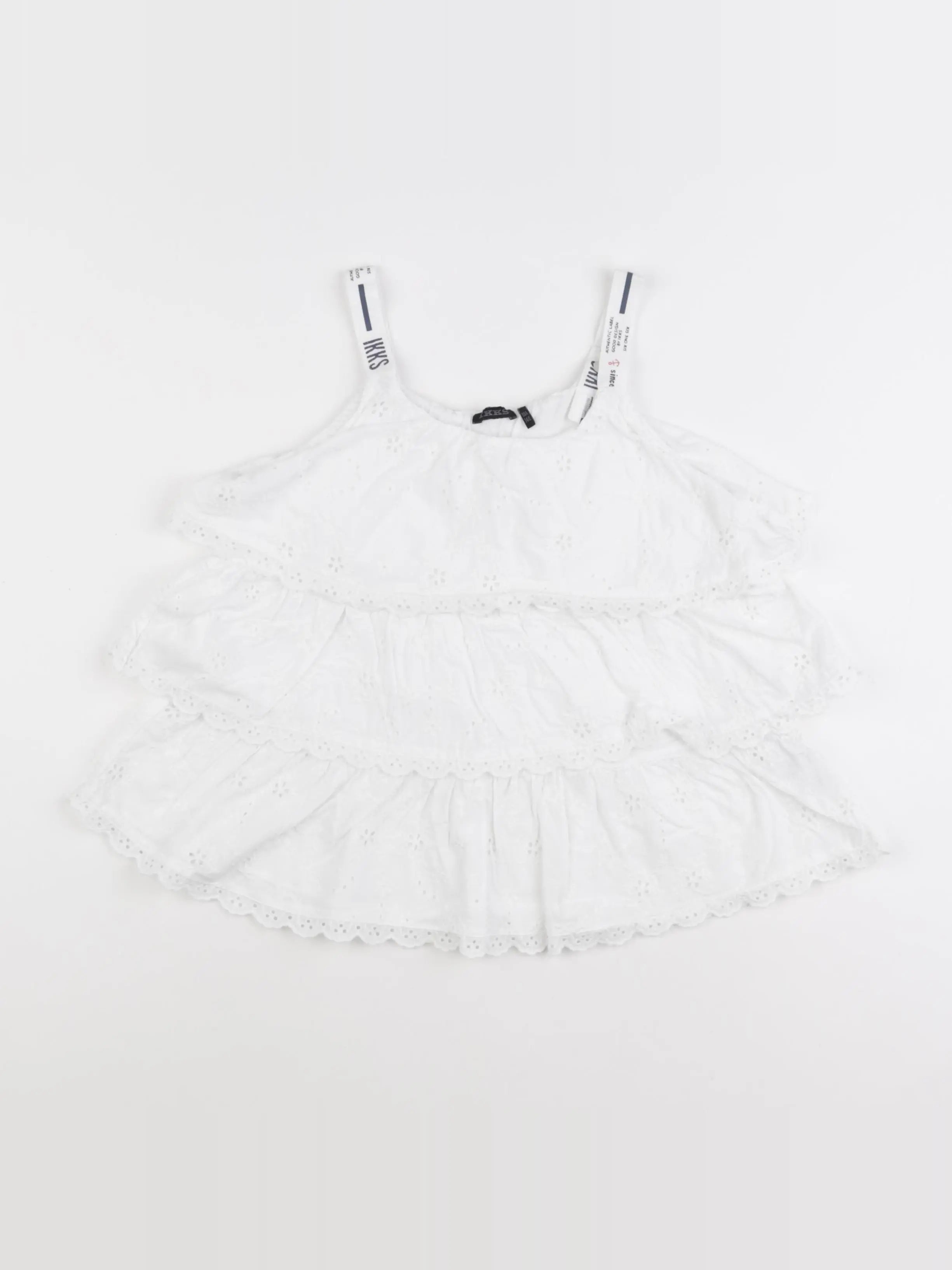 IKKS - blouse blanc - 10 ans