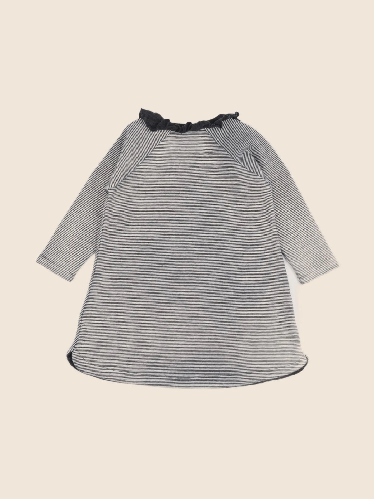 Petit Bateau - robe gris - 18 mois