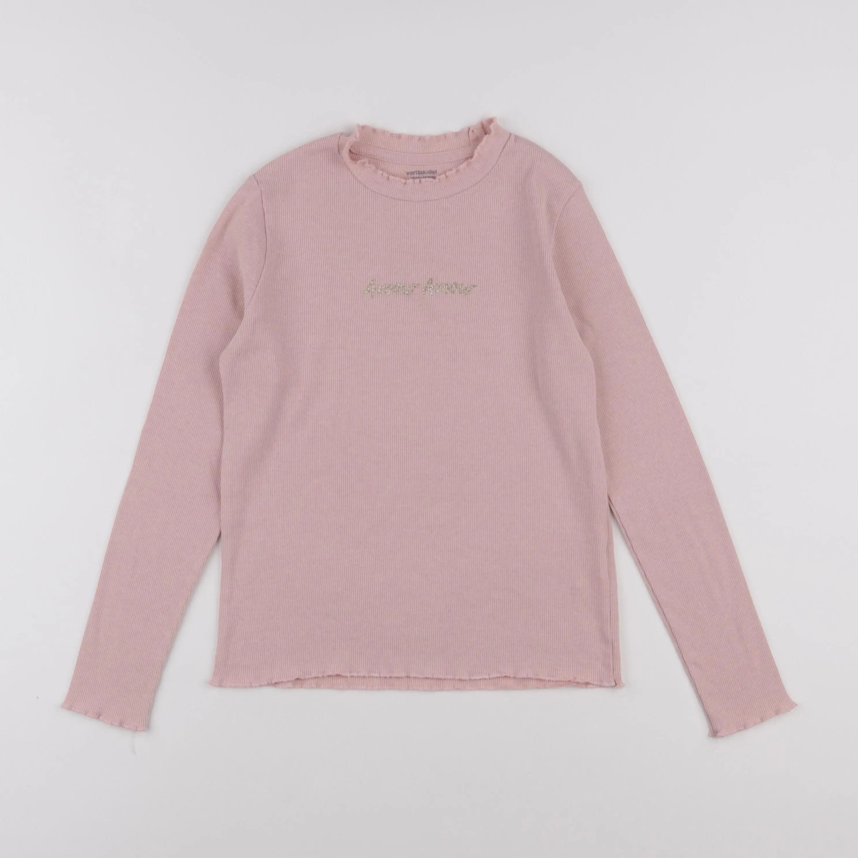 Vertbaudet - tee-shirt rose - 10 ans