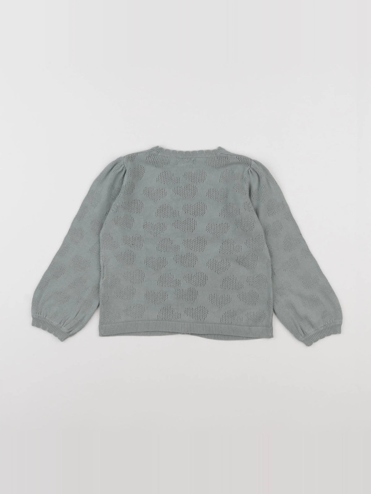 Vertbaudet - gilet vert - 24 mois