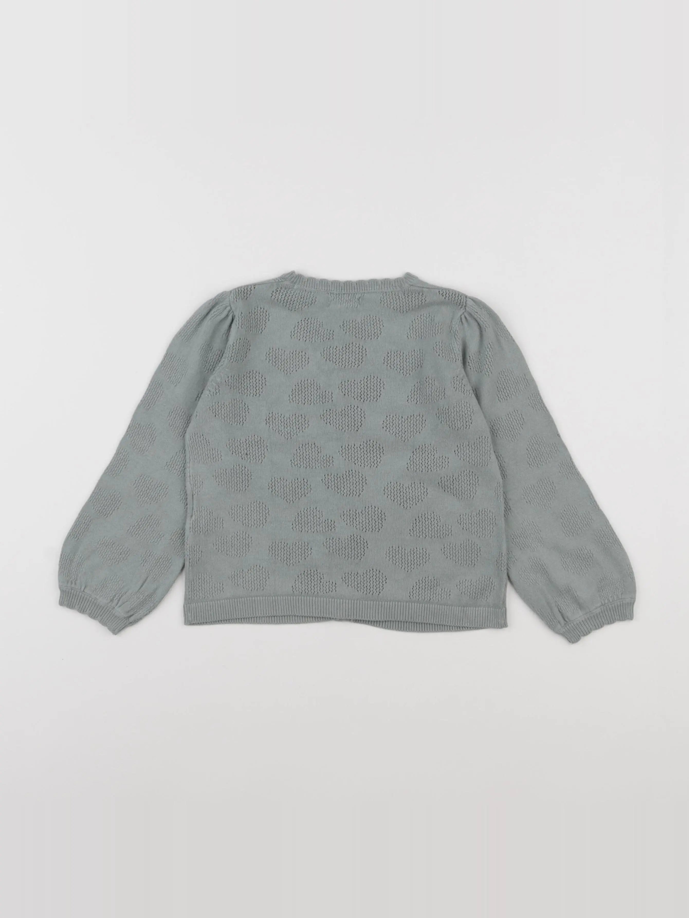 Vertbaudet - gilet vert - 24 mois