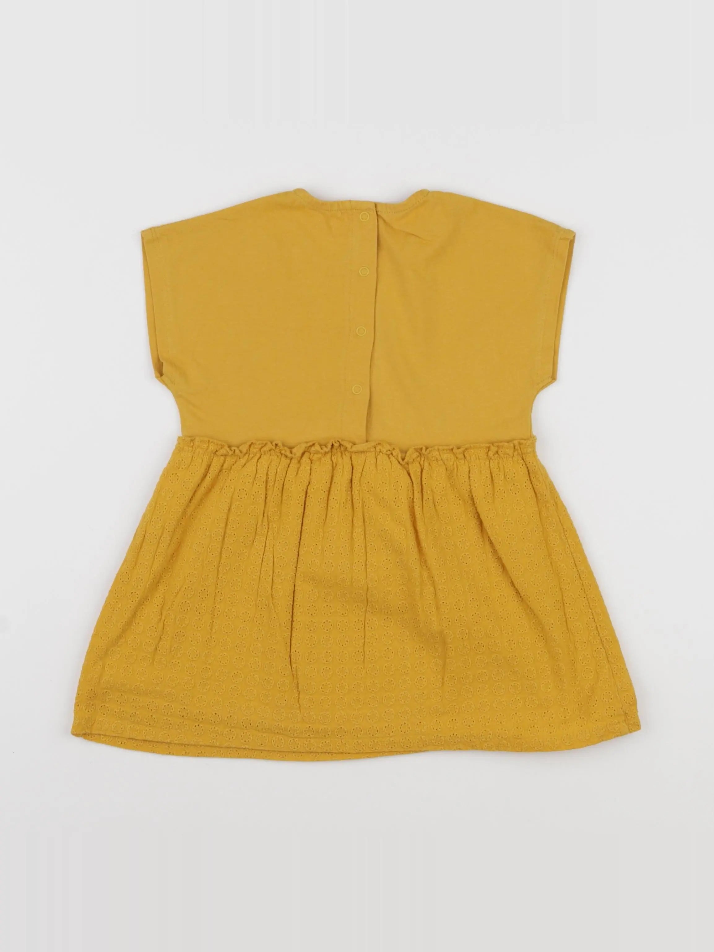 Vertbaudet - robe jaune - 18 mois