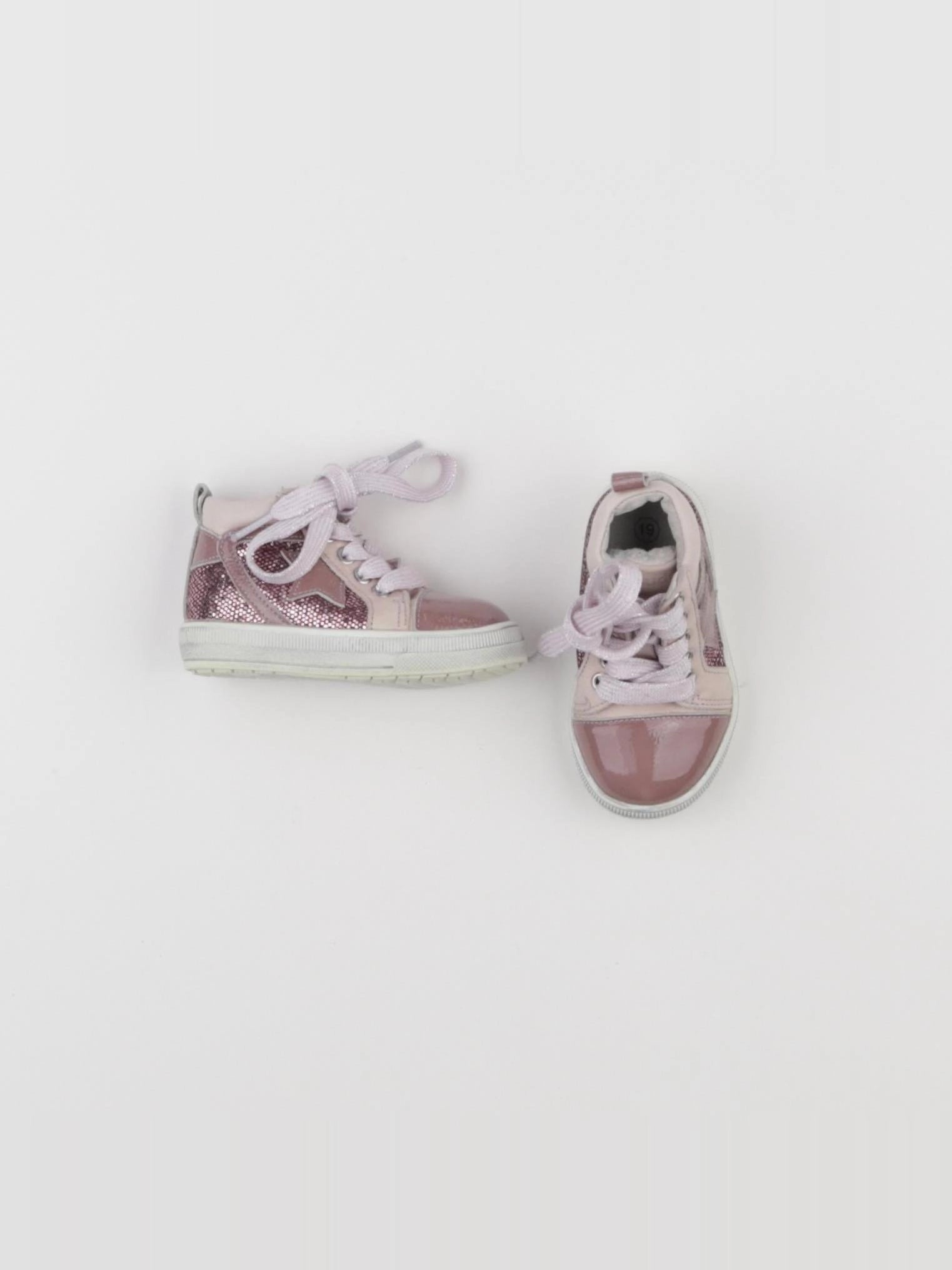 Vertbaudet - baskets rose - pointure 19