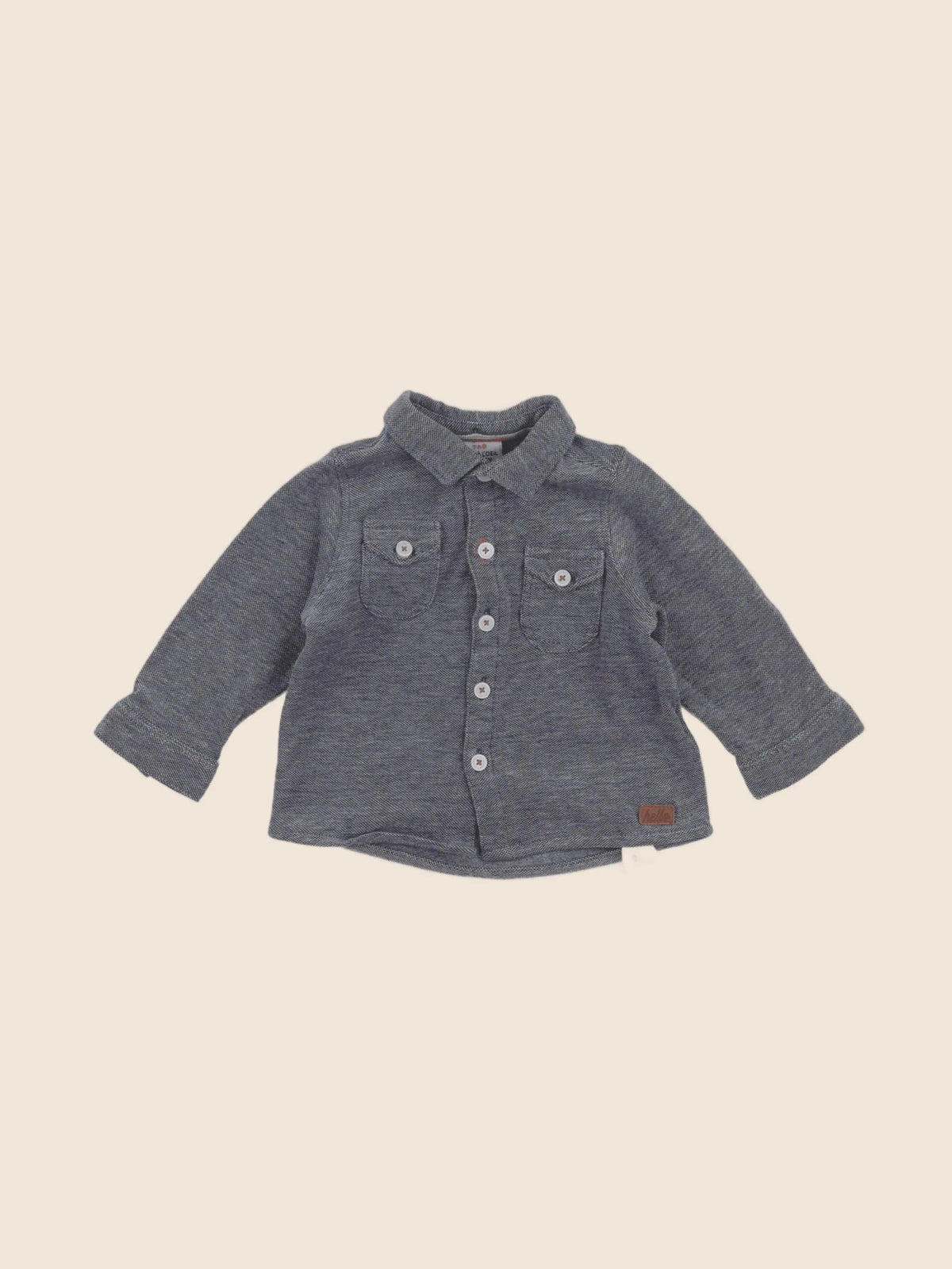 Tape à l'oeil - chemise bleu - 6 mois