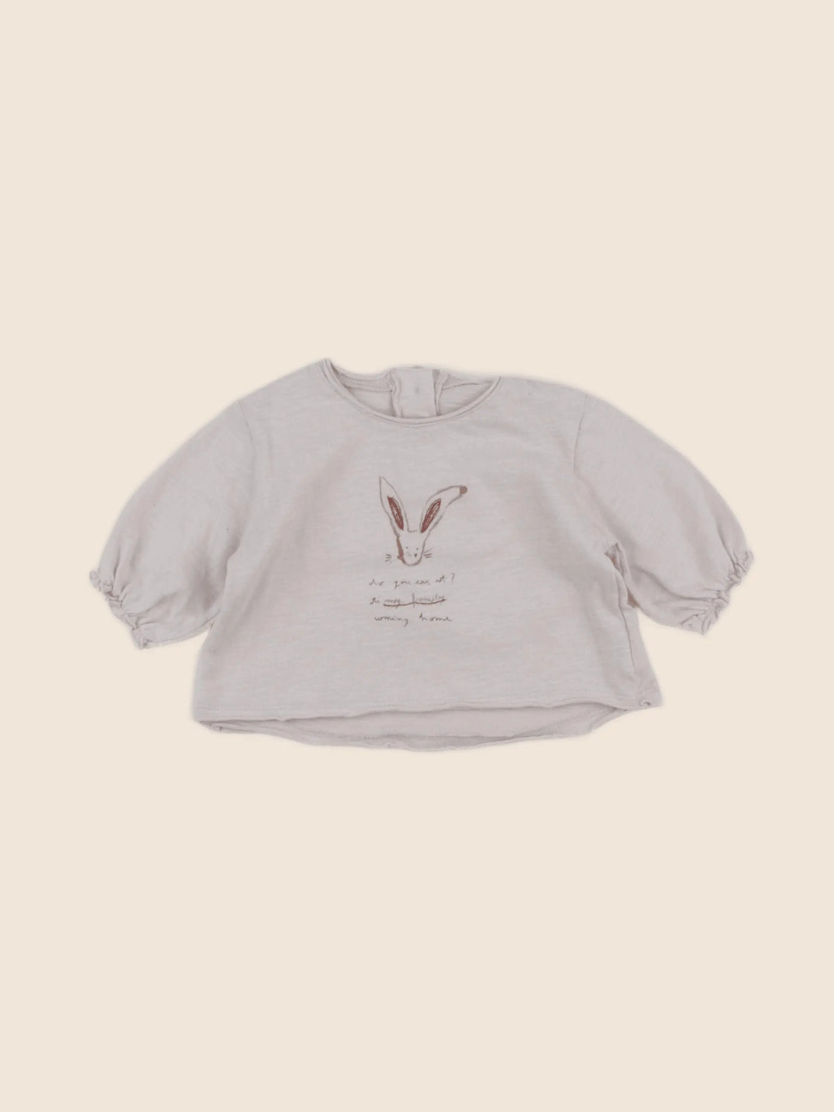 Play Up - tee-shirt beige - 3 mois