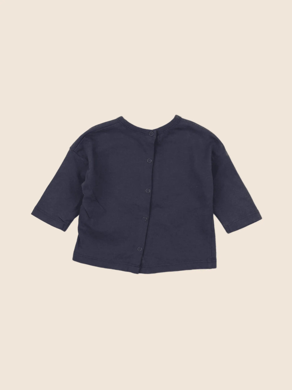 Vertbaudet - tee-shirt bleu - 3 mois