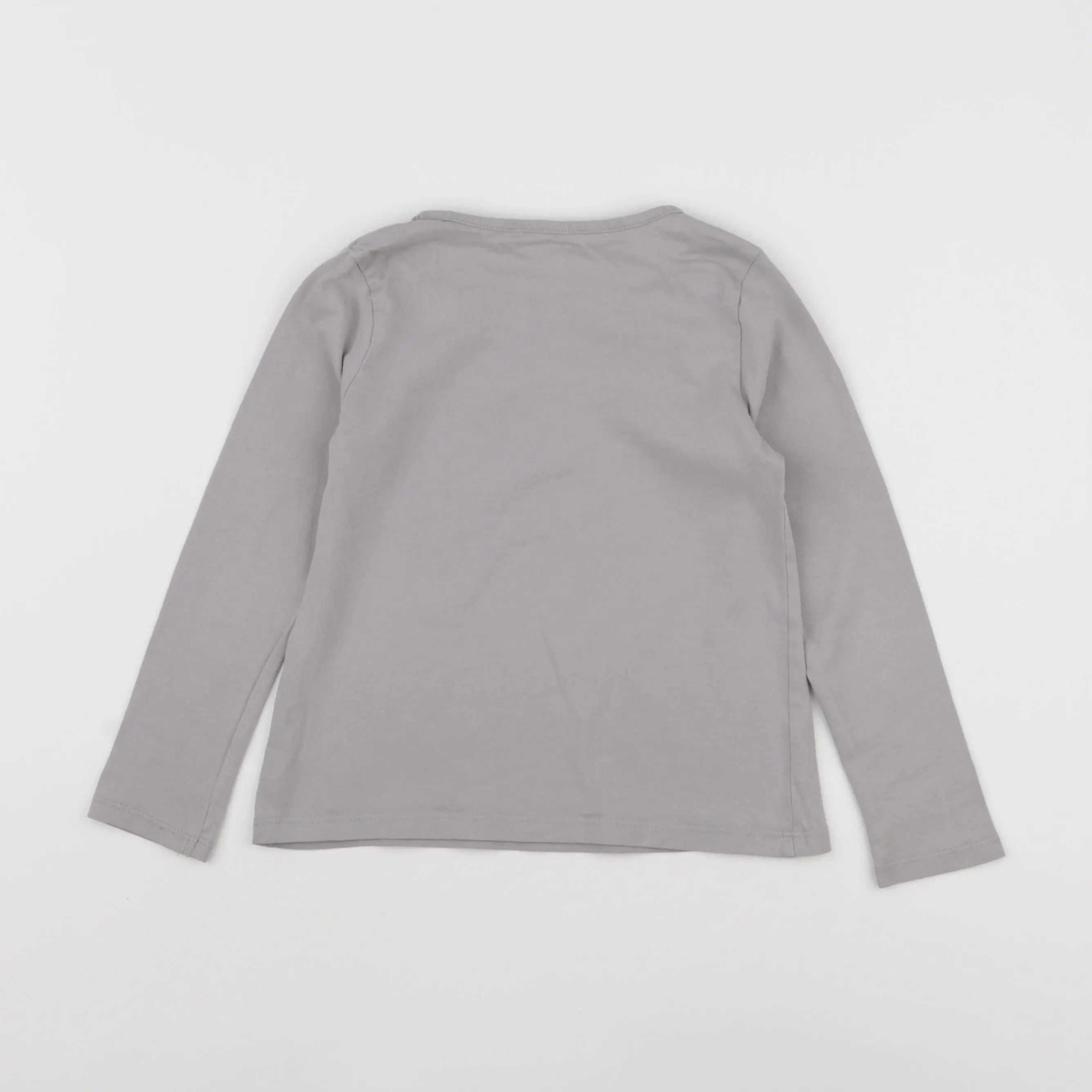 Vertbaudet - tee-shirt gris - 6 ans