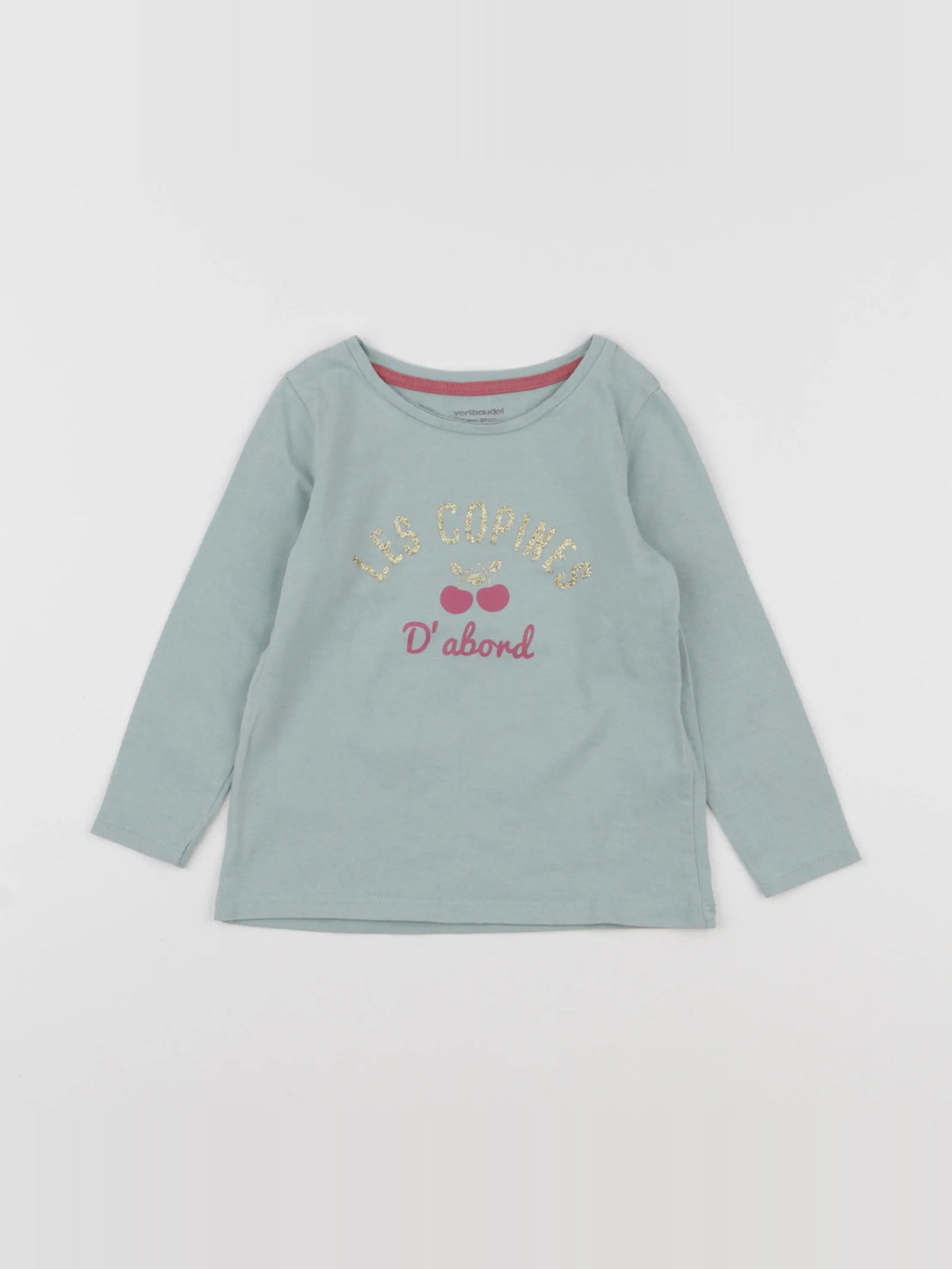 Vertbaudet - tee-shirt vert - 2 ans