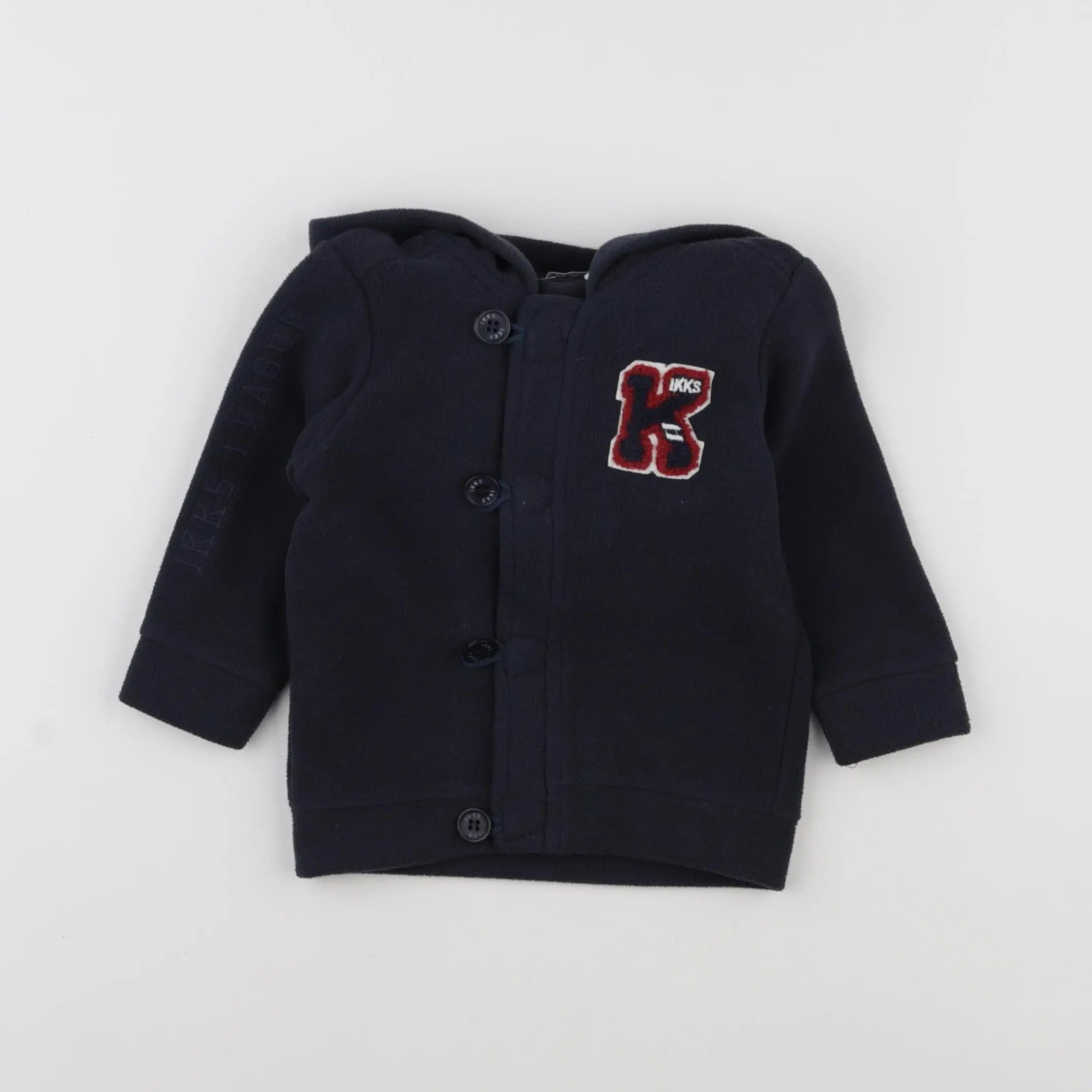 IKKS - veste bleu - 12 mois