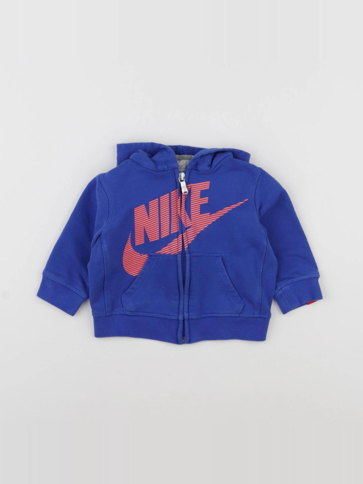Nike - sweat bleu - 6/9 mois