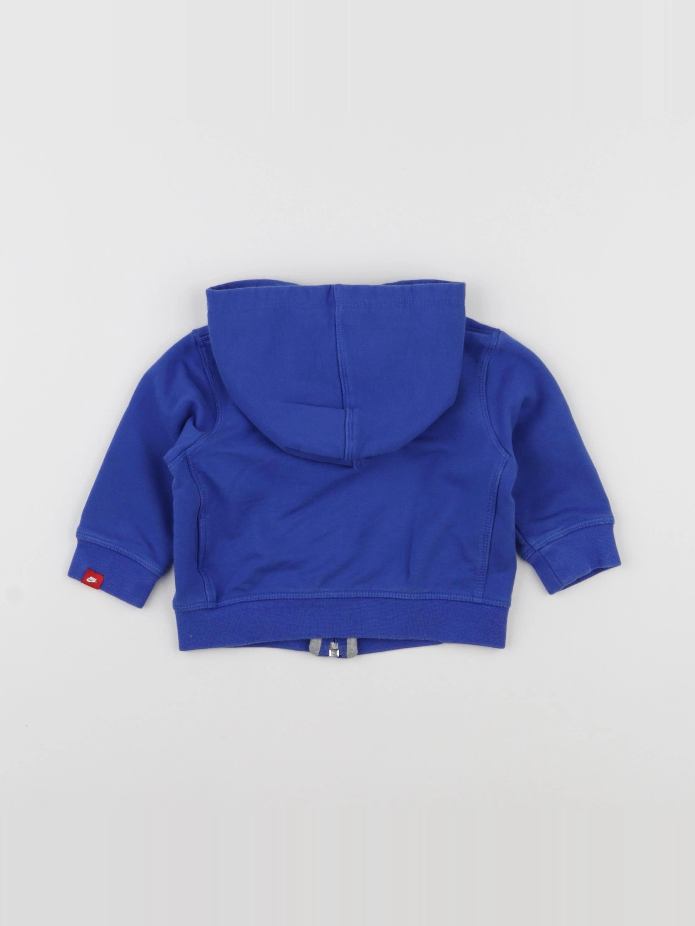 Nike - sweat bleu - 6/9 mois