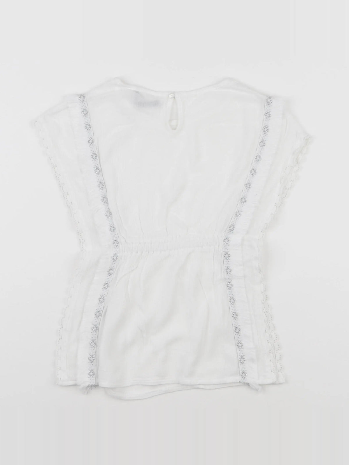 IKKS - blouse blanc - 8 ans
