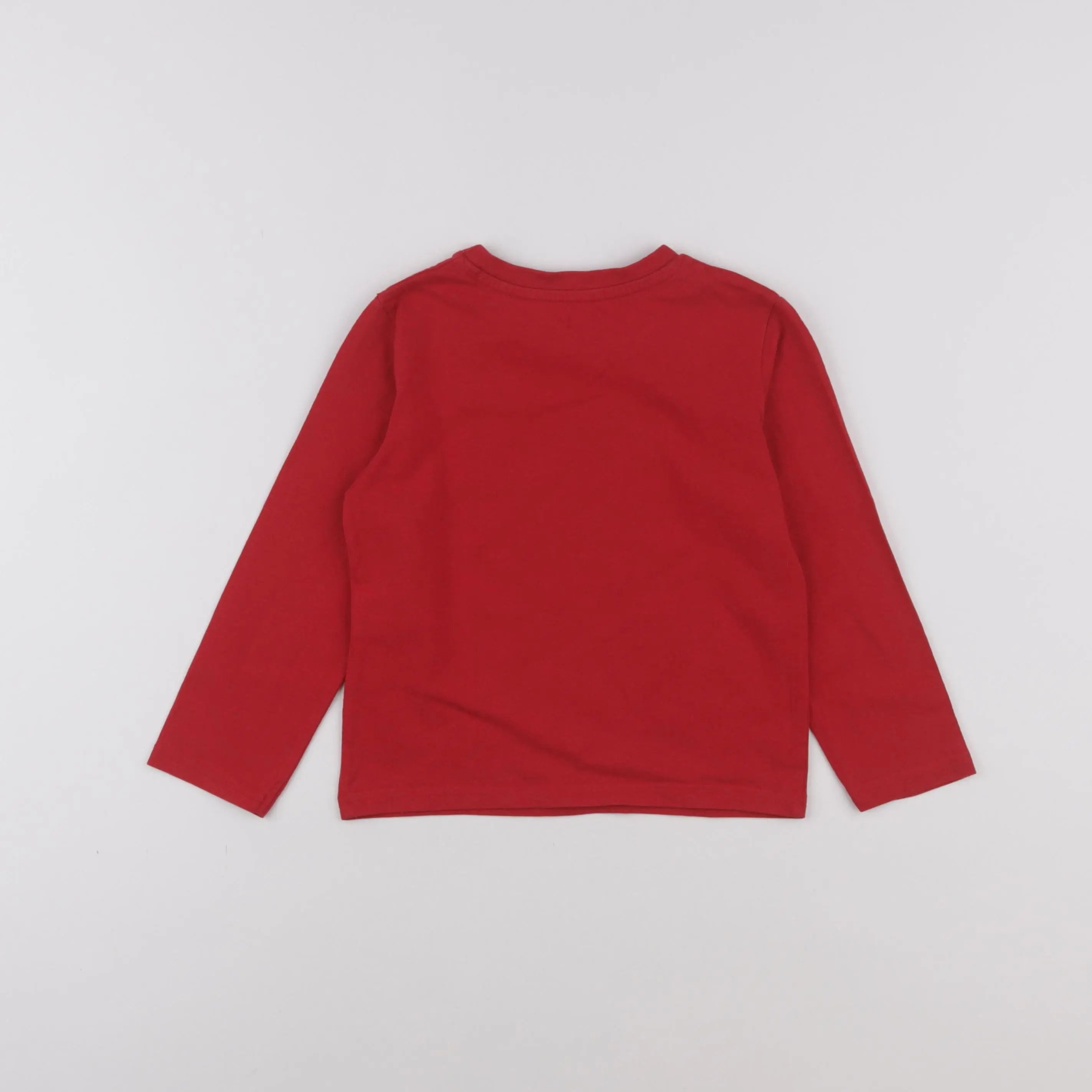 Vertbaudet - tee-shirt rouge - 5 ans