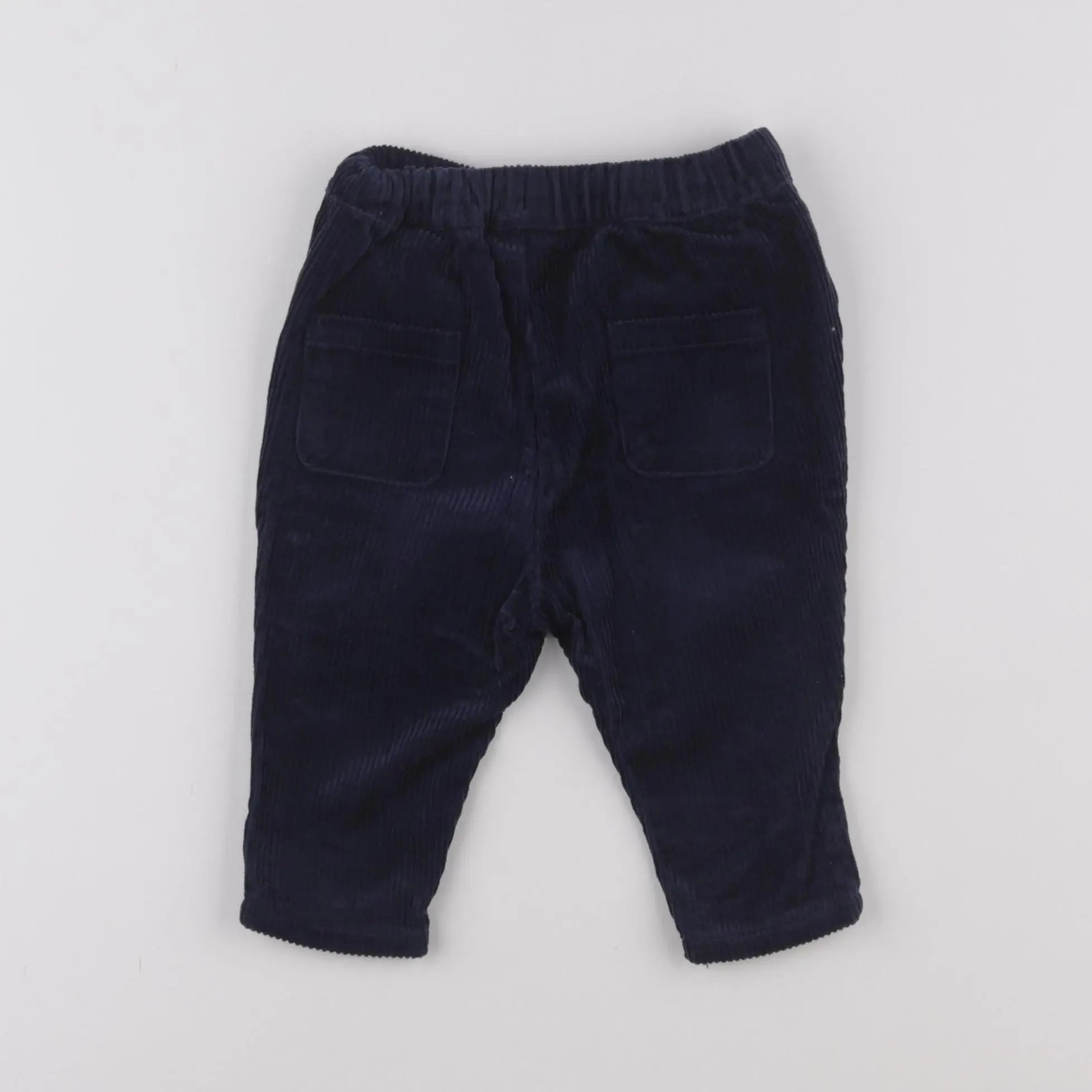 Vertbaudet - pantalon bleu - 6 mois