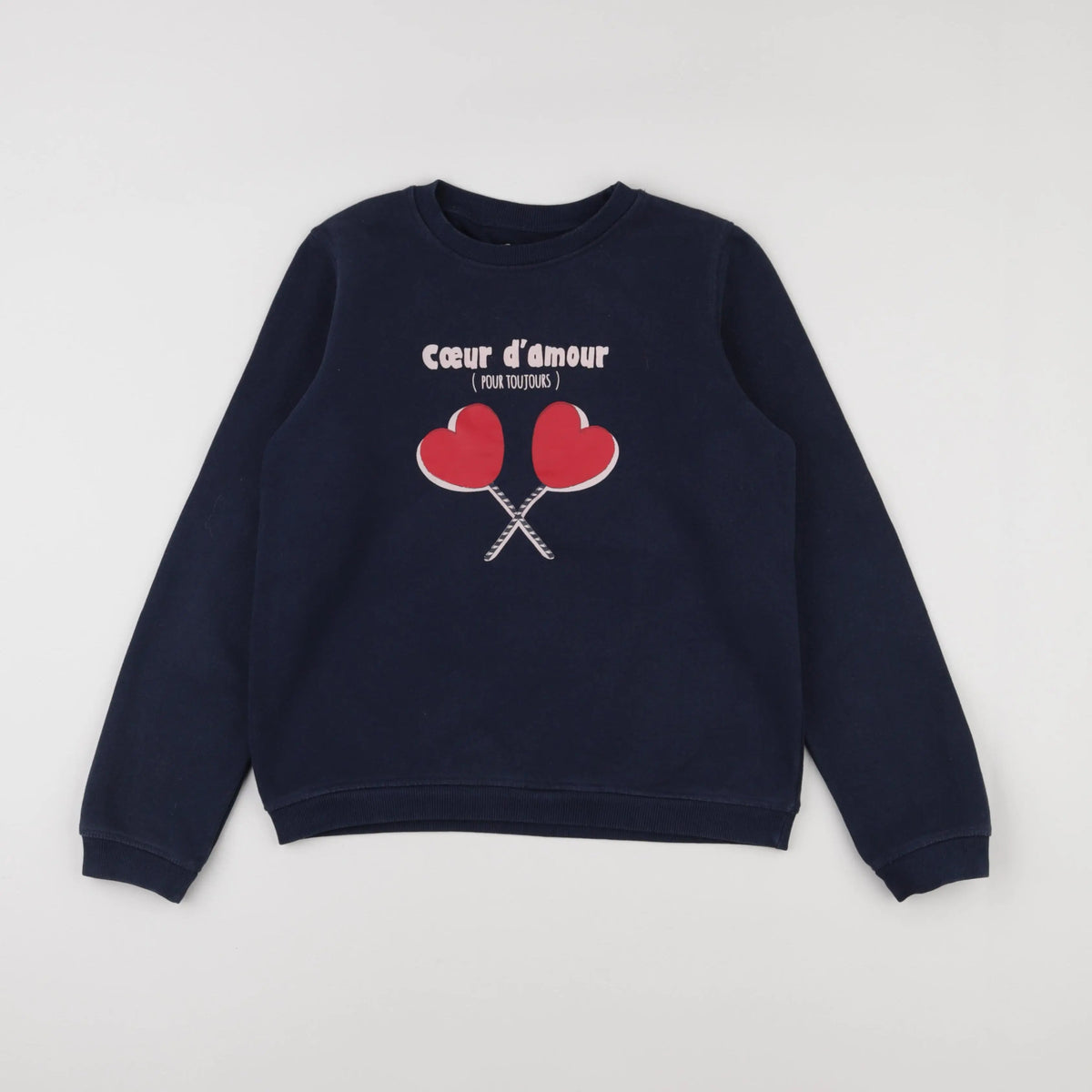 Vertbaudet - sweat bleu - 12 ans